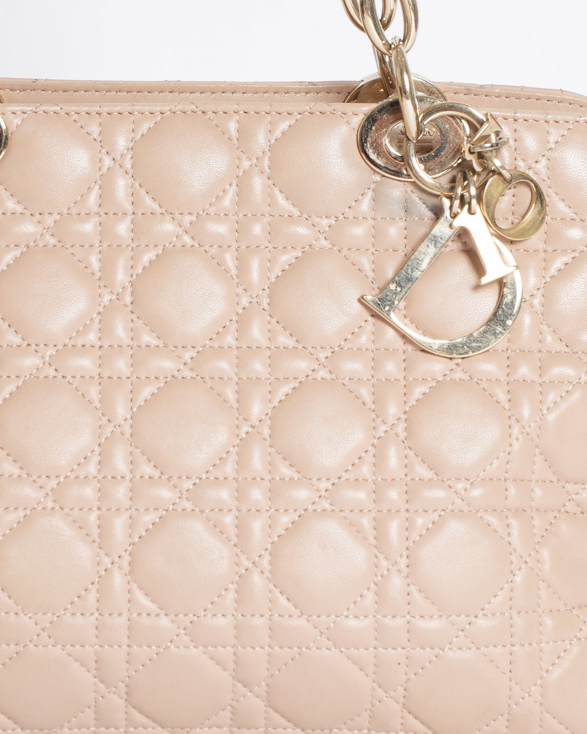 Christian Dior Small Cannage Soft Lady Dior Shopper Tote