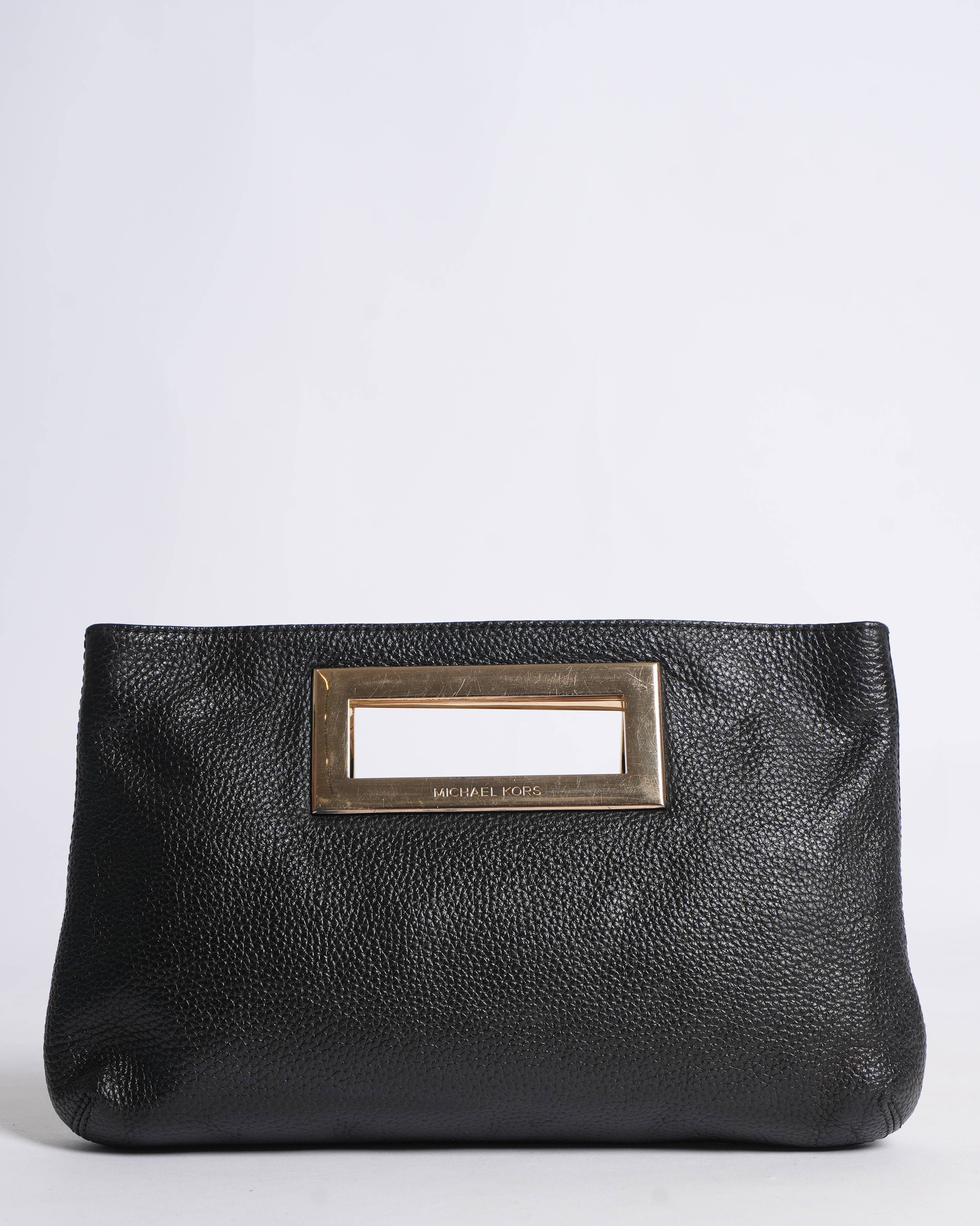 Michael Kors Black Grain Leather Handbag