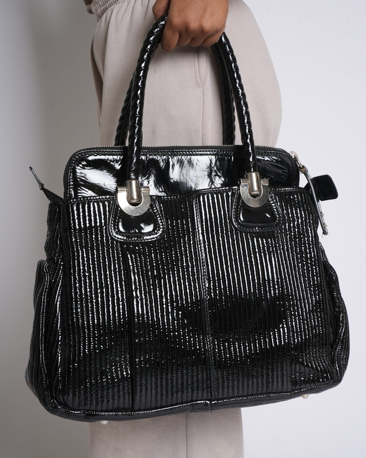 Chloé Heloise Tote Bag in Patent Leather