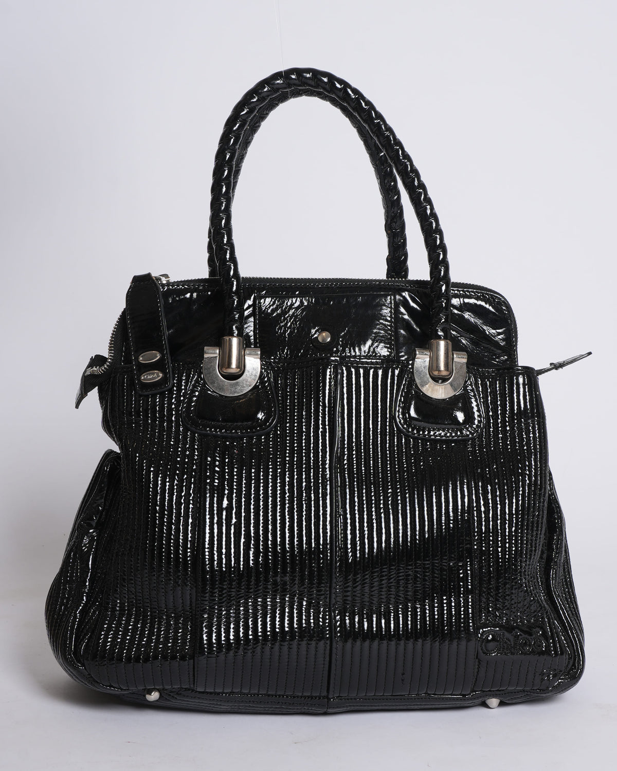 Chloé Heloise Tote Bag in Patent Leather