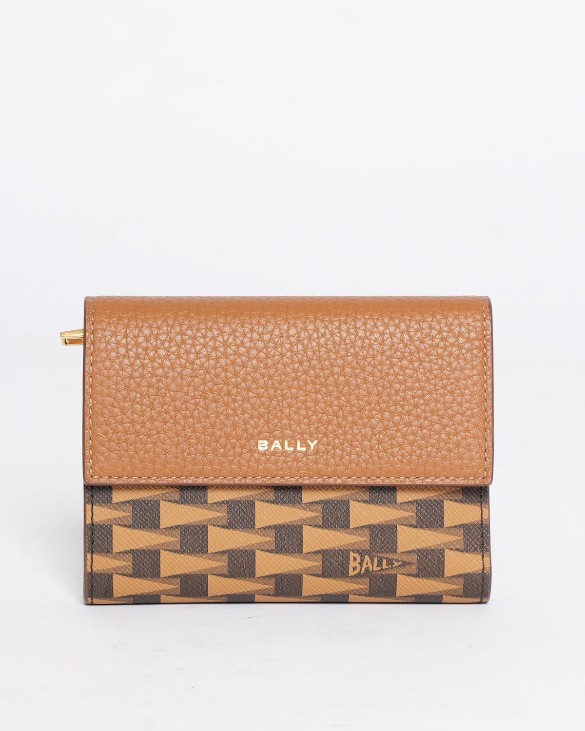 New Bally Men’s Pennant Compact Wallet & Card Holder