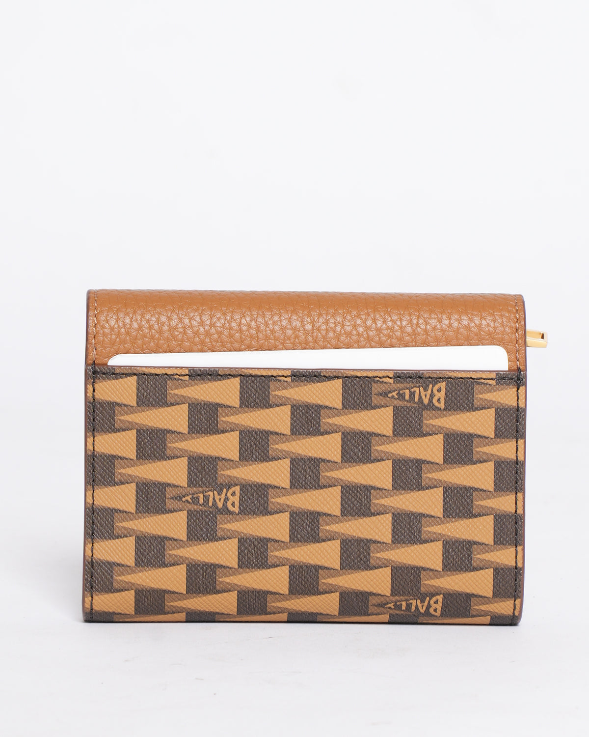 New Bally Men’s Pennant Compact Wallet & Card Holder