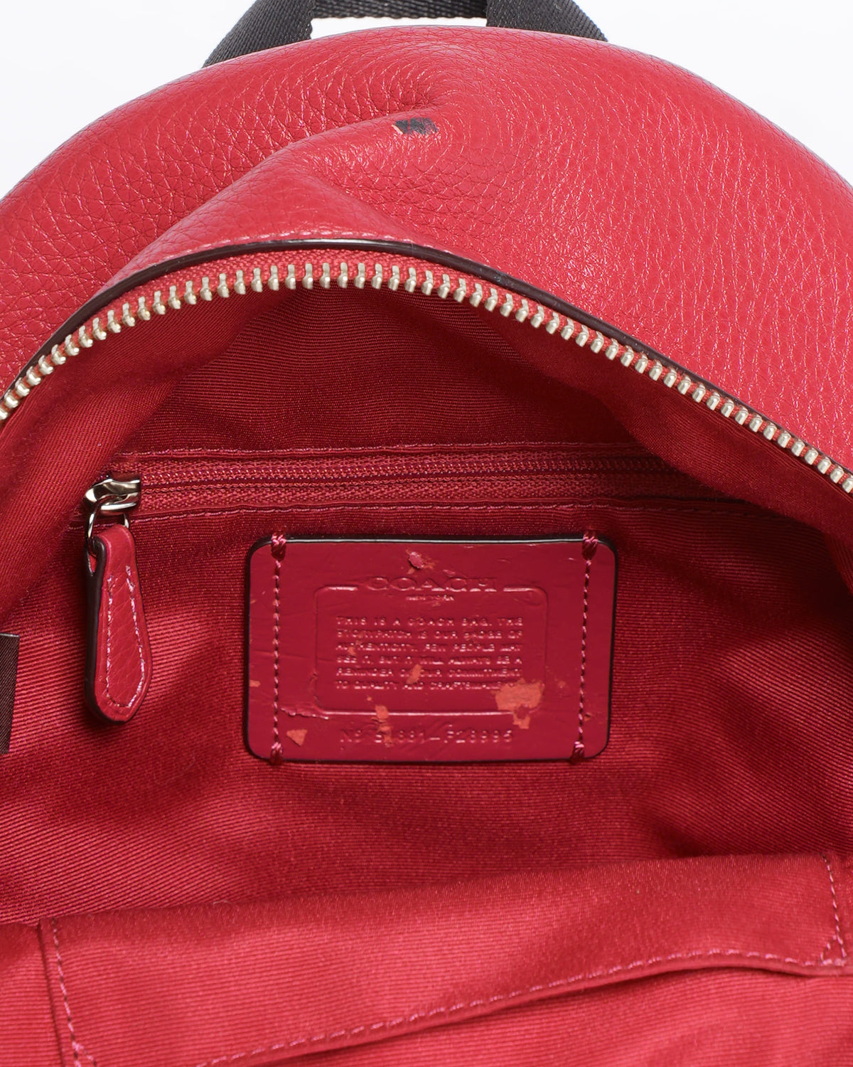 Coach Charlie Backpack in Pebbled Leather