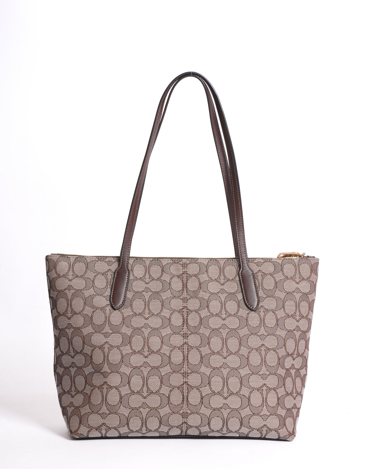 New Coach Monogram Canvas Shoulder Bag