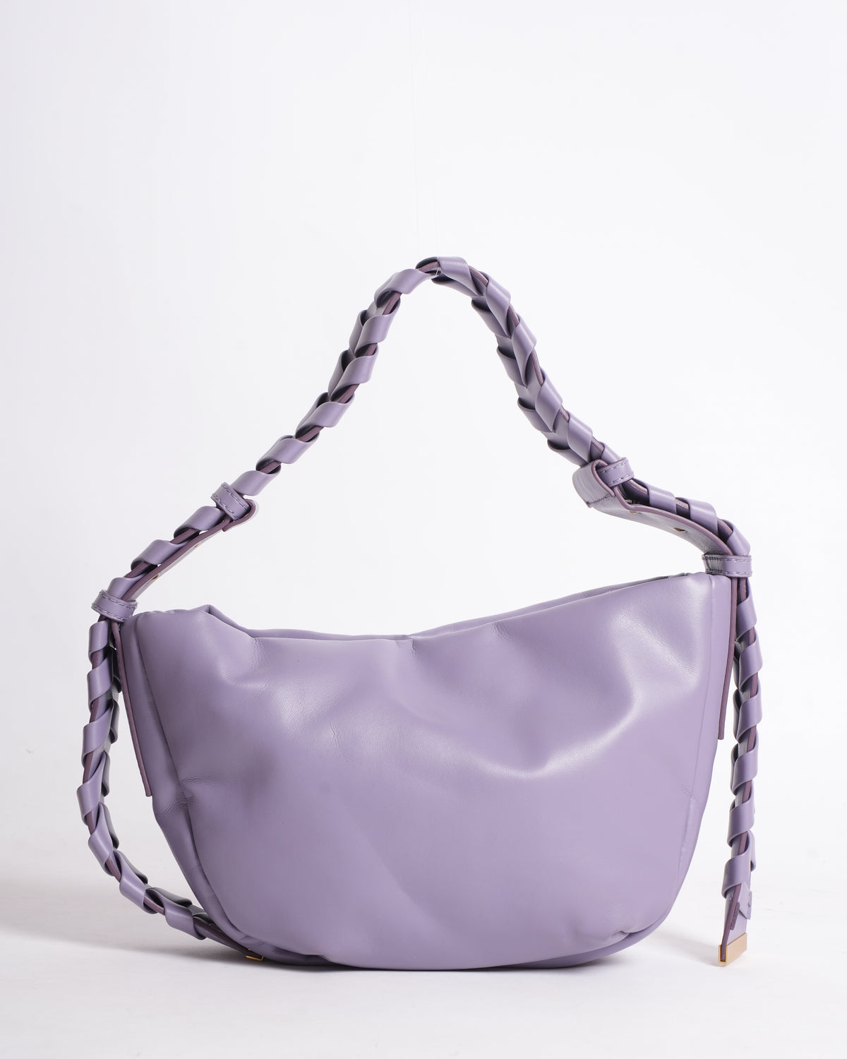 NEW Stella McCartney Hobo Puffy Small Shoulder Bag In Lilac