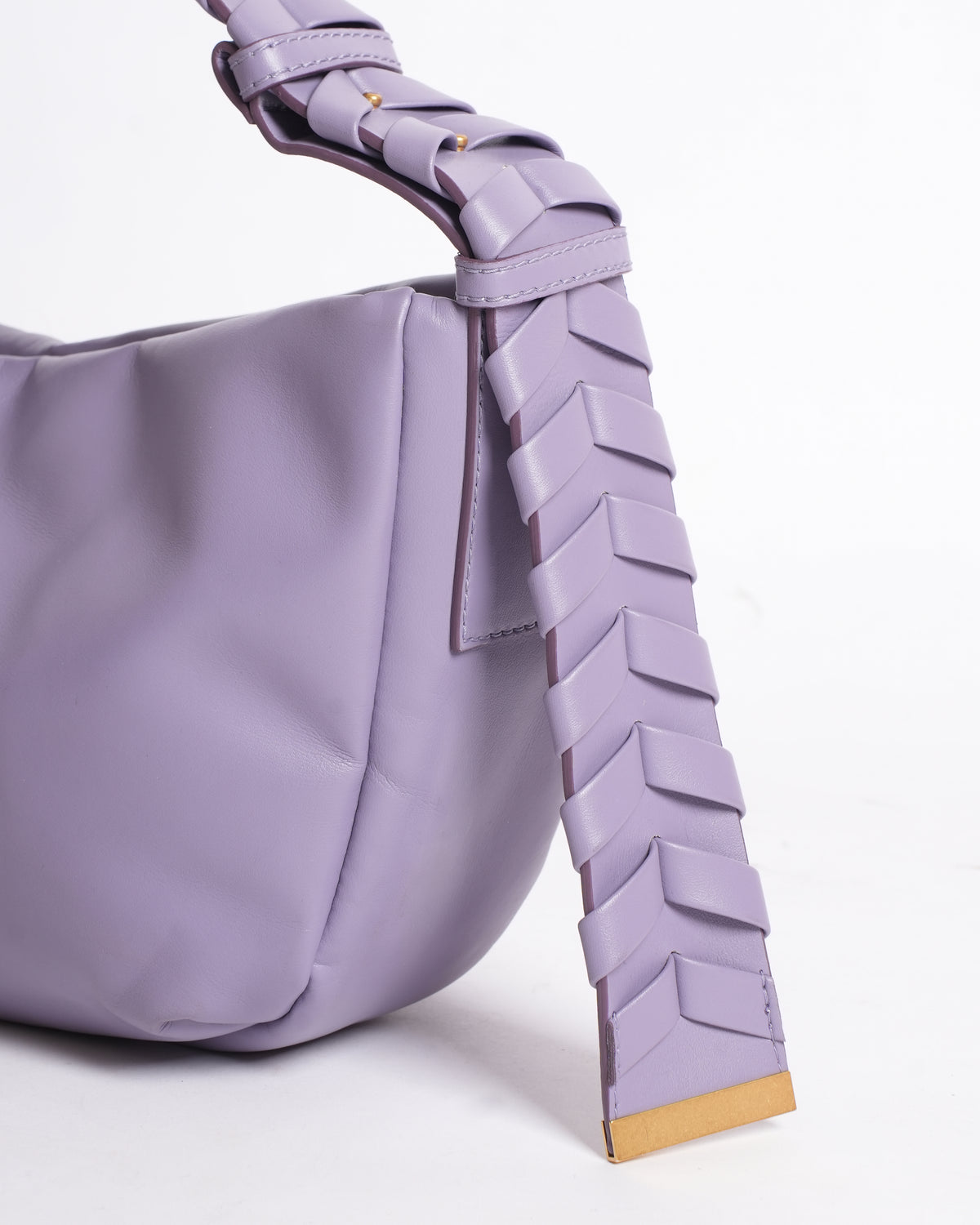 NEW Stella McCartney Hobo Puffy Small Shoulder Bag In Lilac
