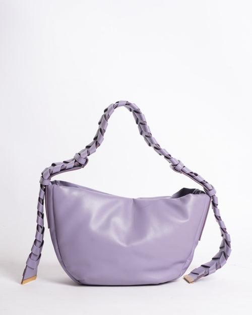 NEW Stella McCartney Hobo Puffy Small Shoulder Bag In Lilac