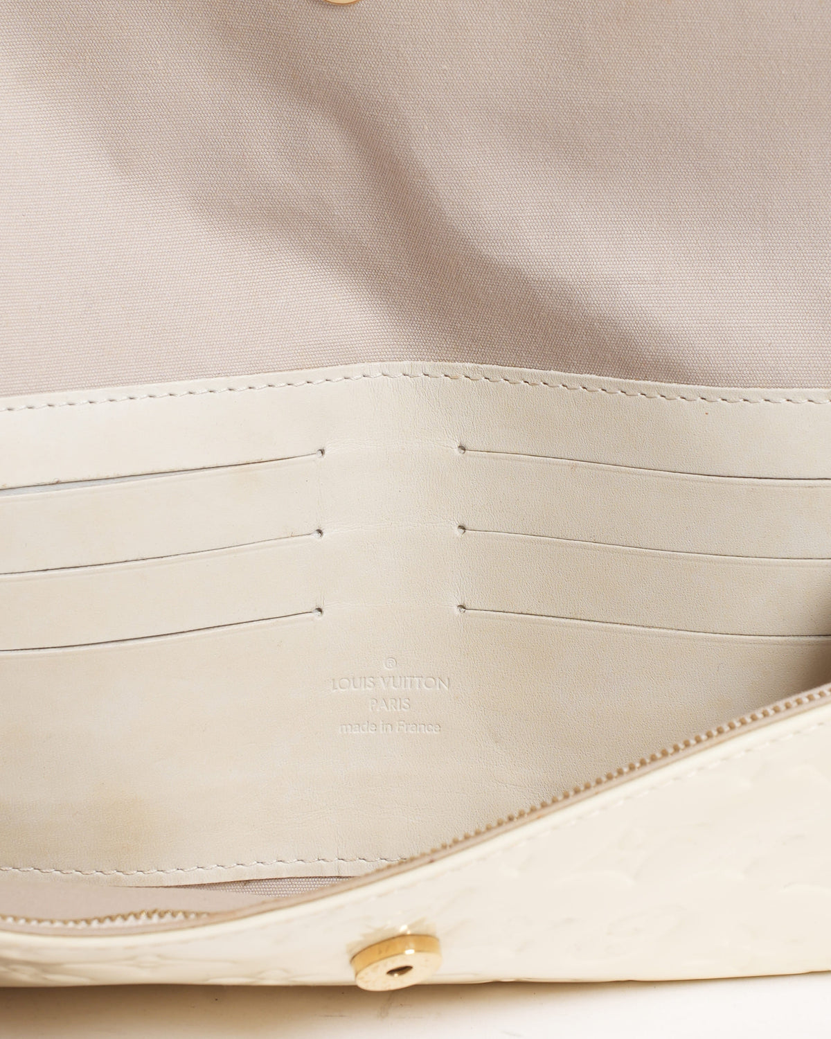 Louis vuitton sunset boulevard patent leather Clutch bag