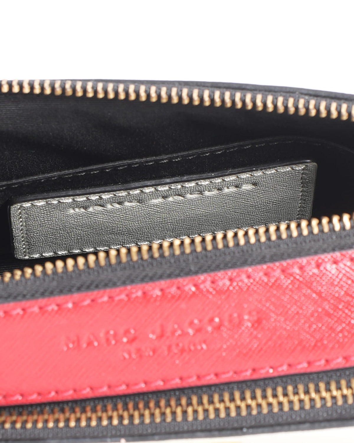 Marc Jacobs Color-Blocked Saffiano Leather Snapshot Bag