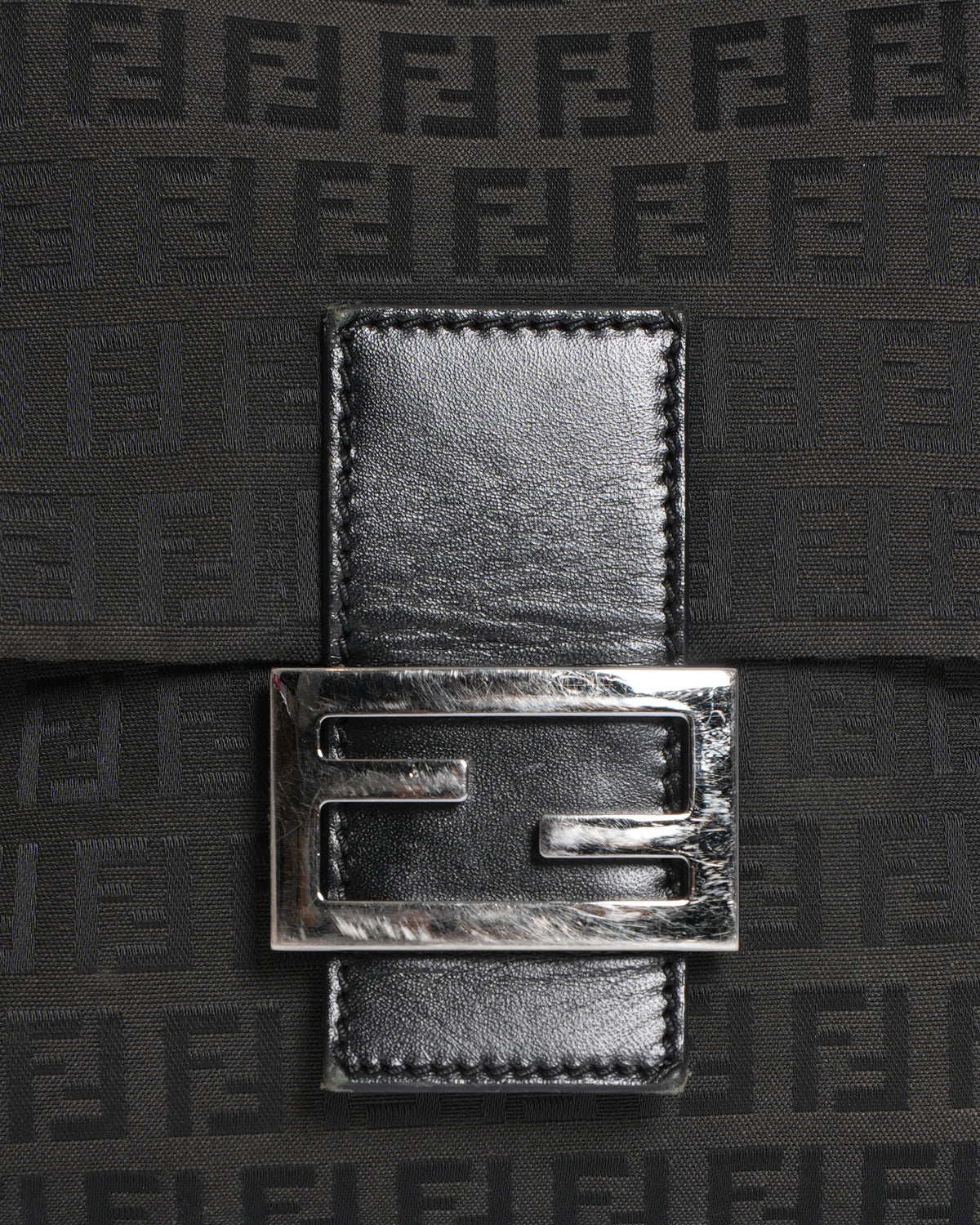 Fendi Zucchino Monogram Crossbody in Black