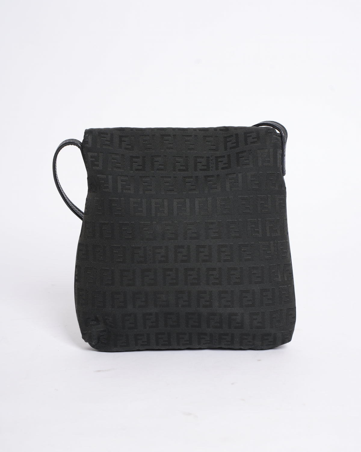 Fendi Zucchino Monogram Crossbody in Black