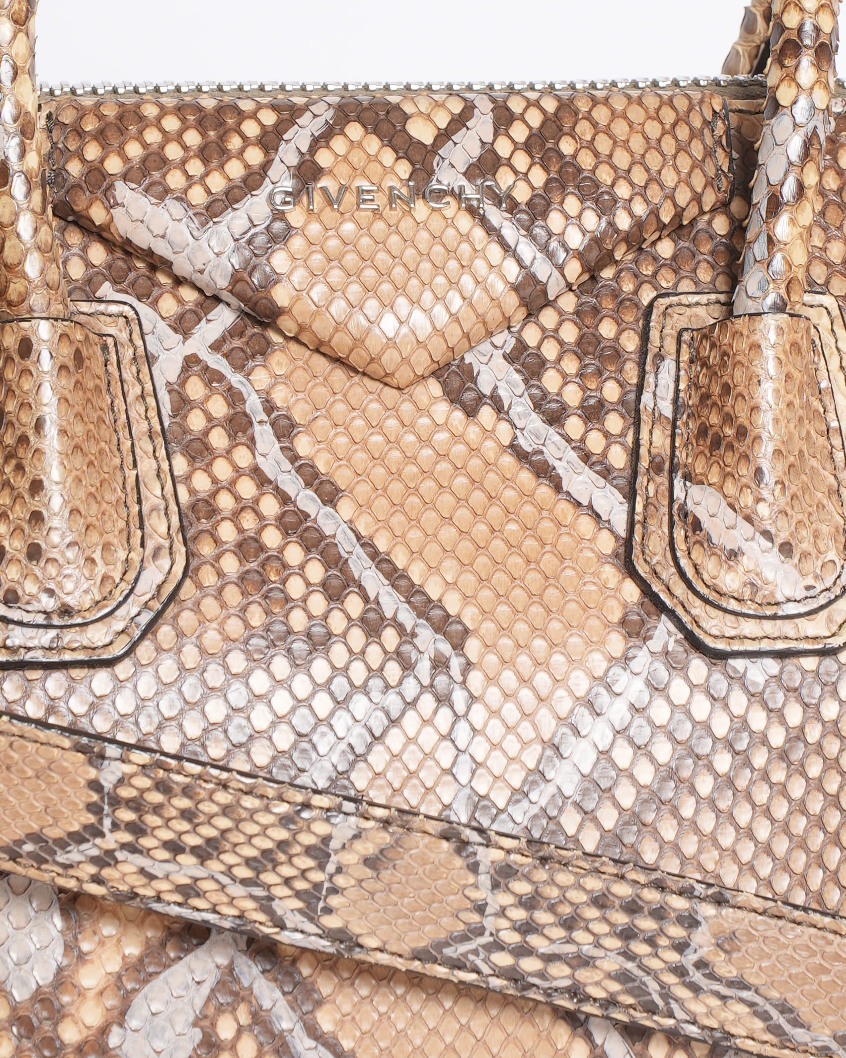 Givenchy Mini Antigona Python Satchel Bag