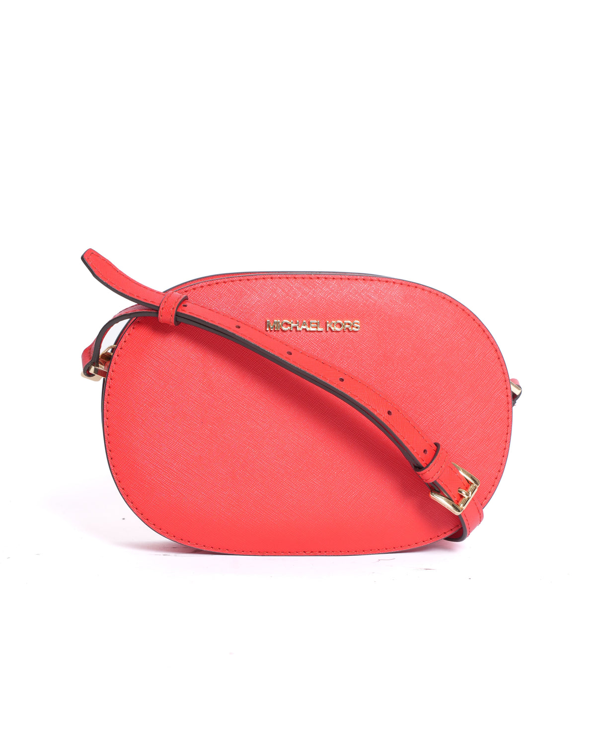 New Michael Kors Oval Crossbody in Red