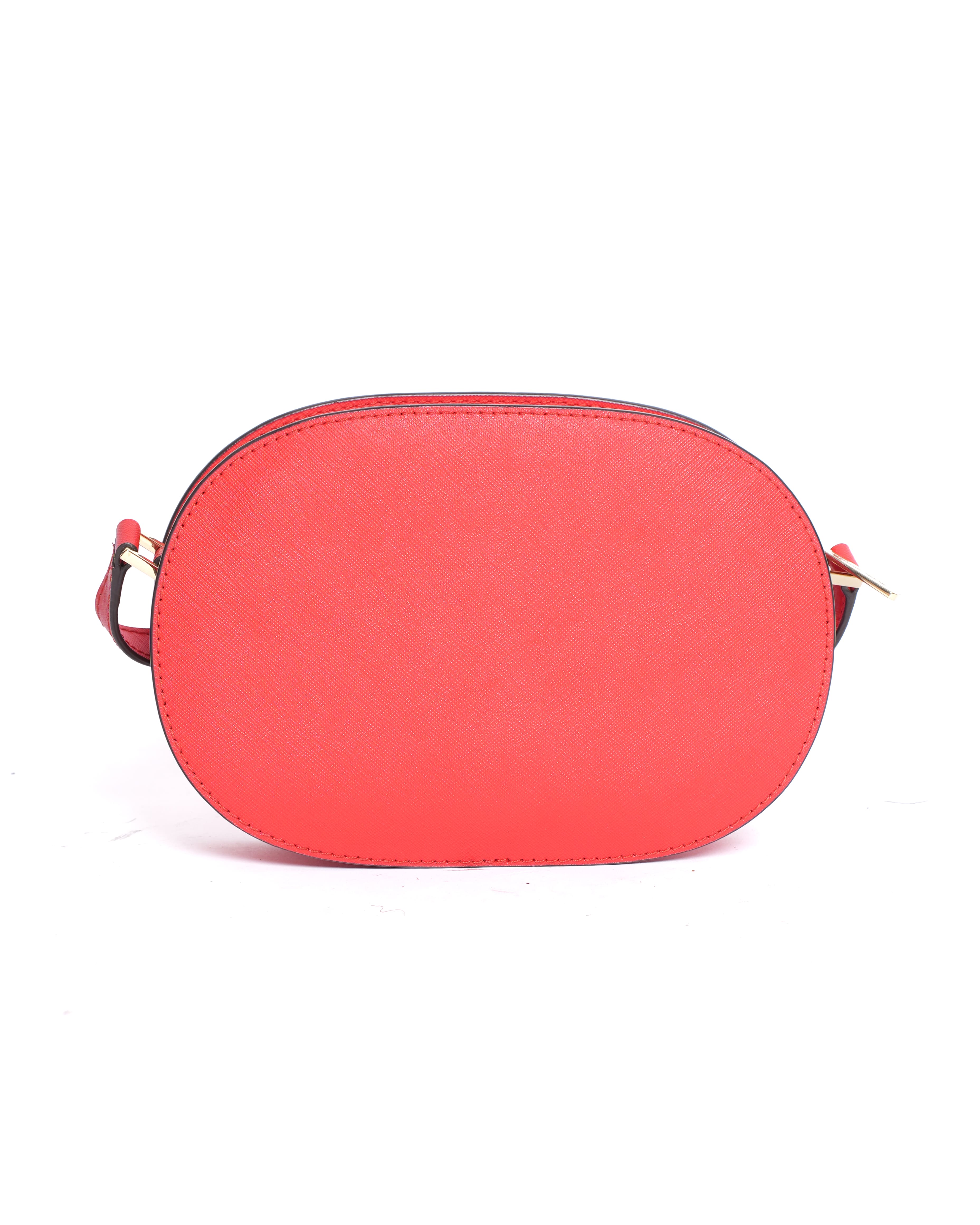 New Michael Kors Oval Crossbody in Red