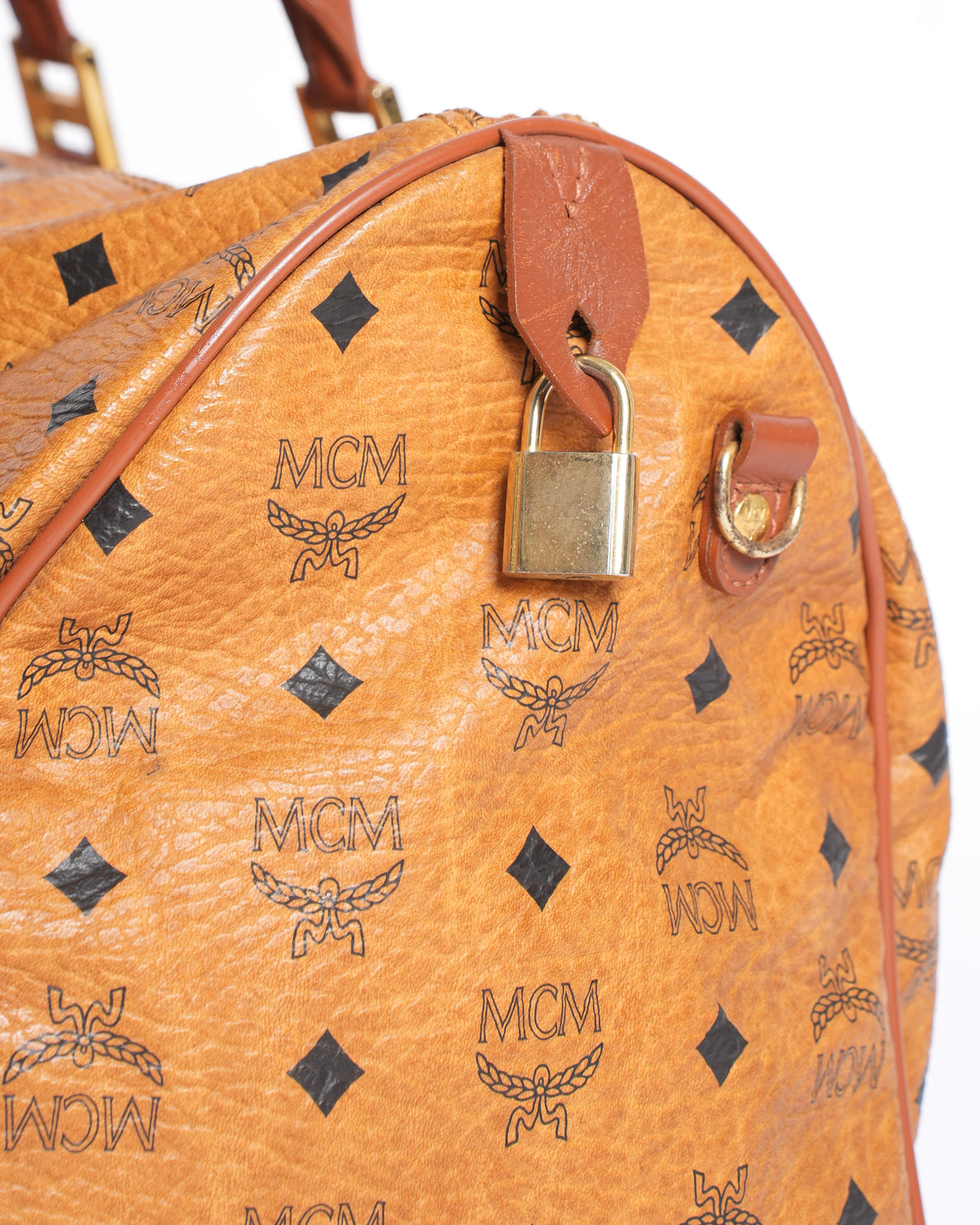 MCM Monogram Boston Duffel Bag