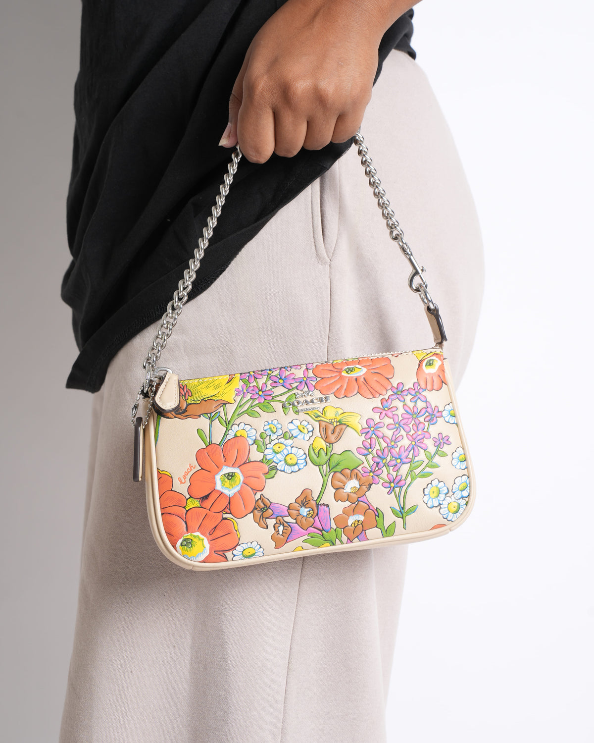 Coach nolita 19 with floral print