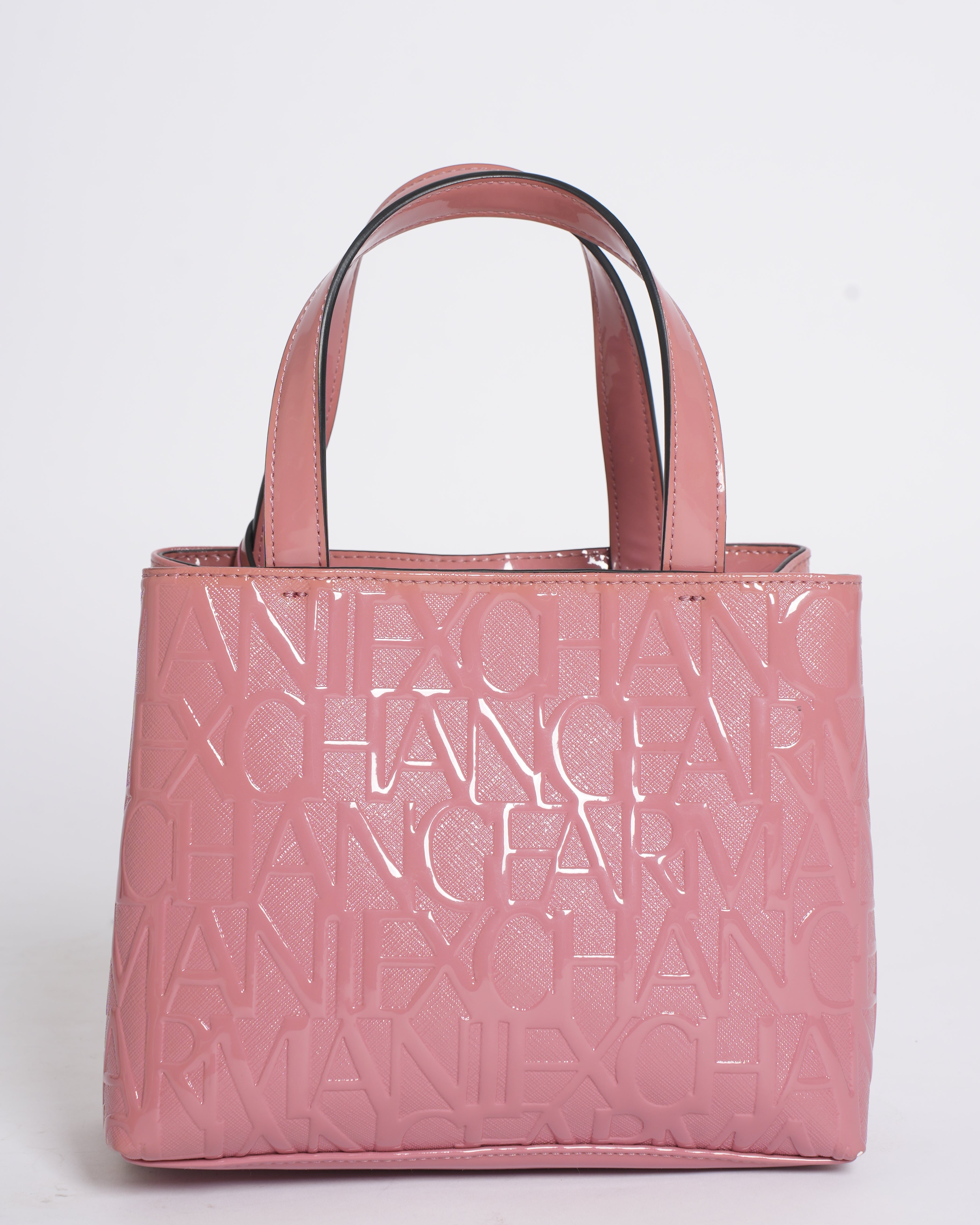Armani Exchange Logo Embossed Monogram Bag