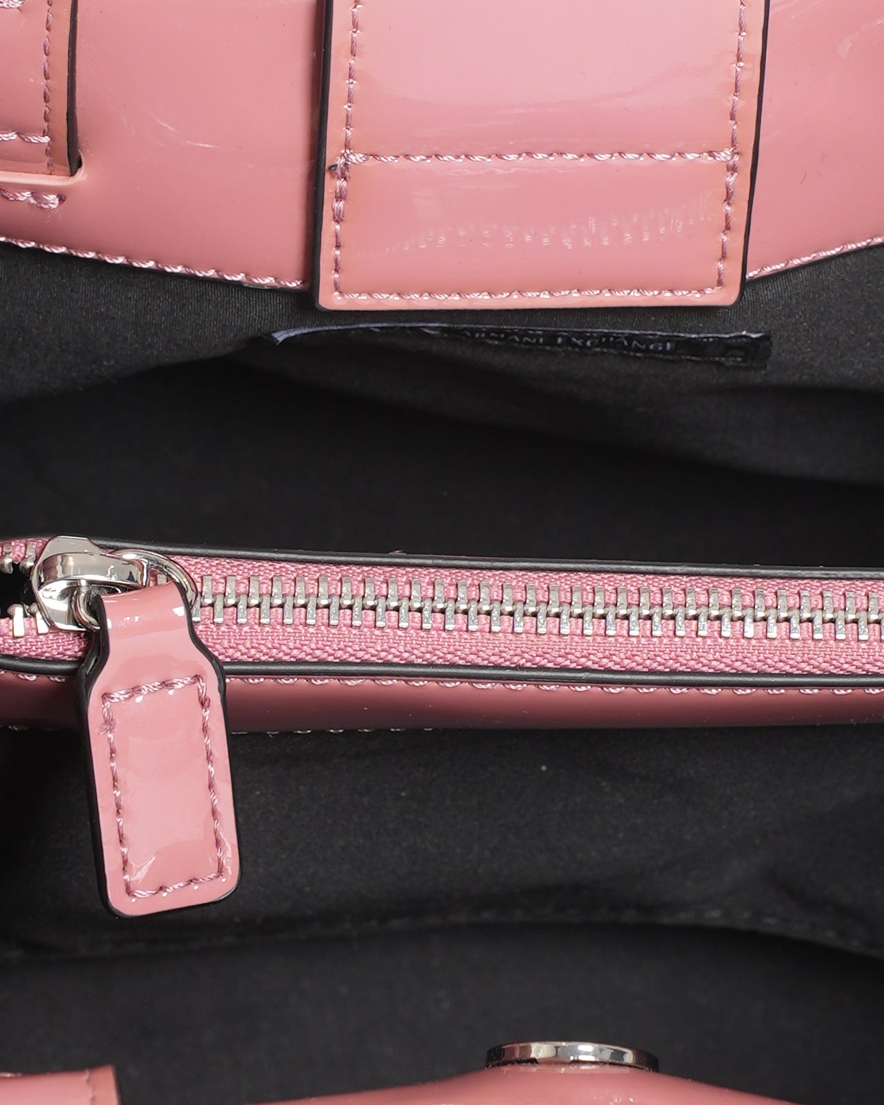 Armani Exchange Logo Embossed Monogram Bag