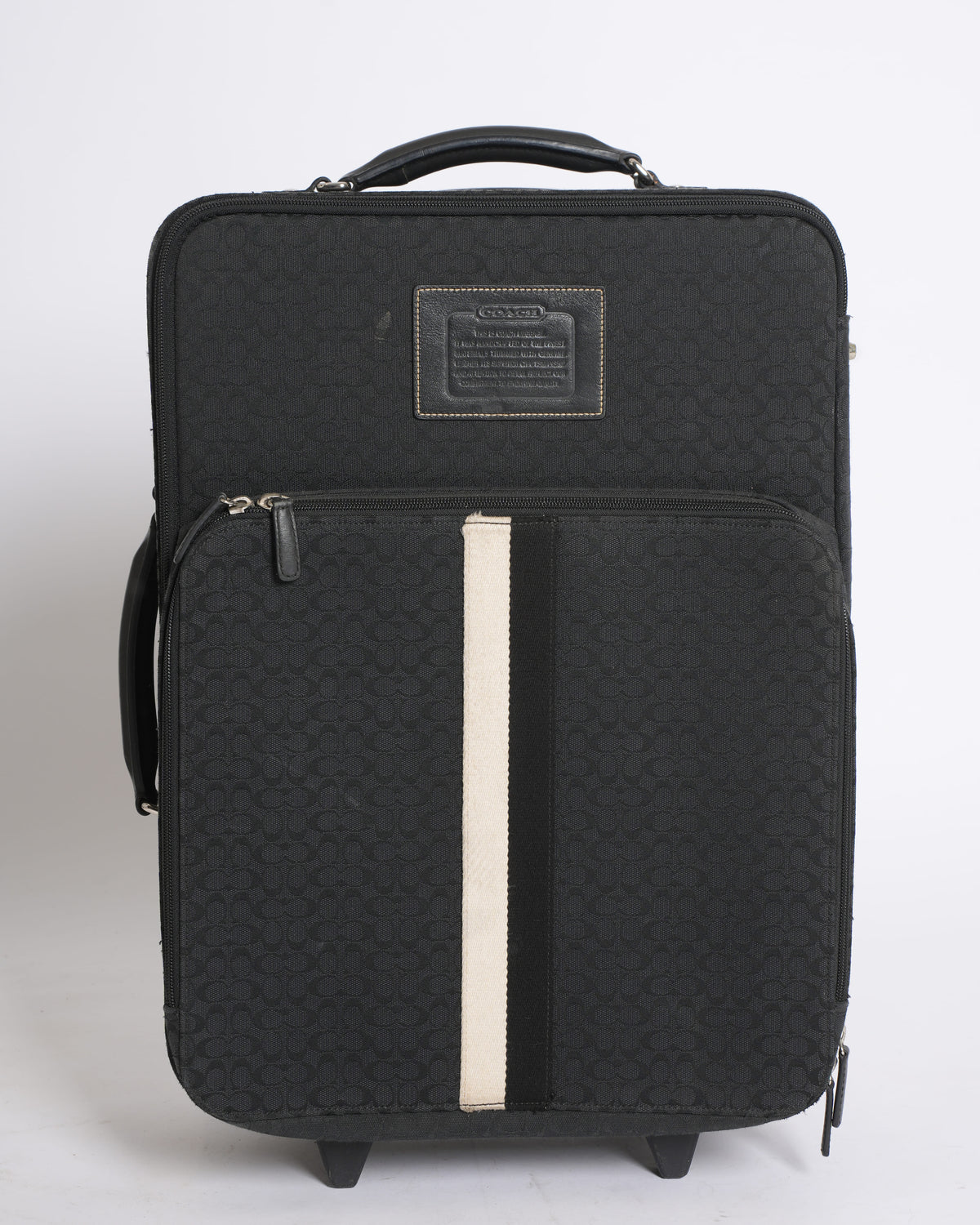 Coach Trolley In Monogram Canvas & Leather