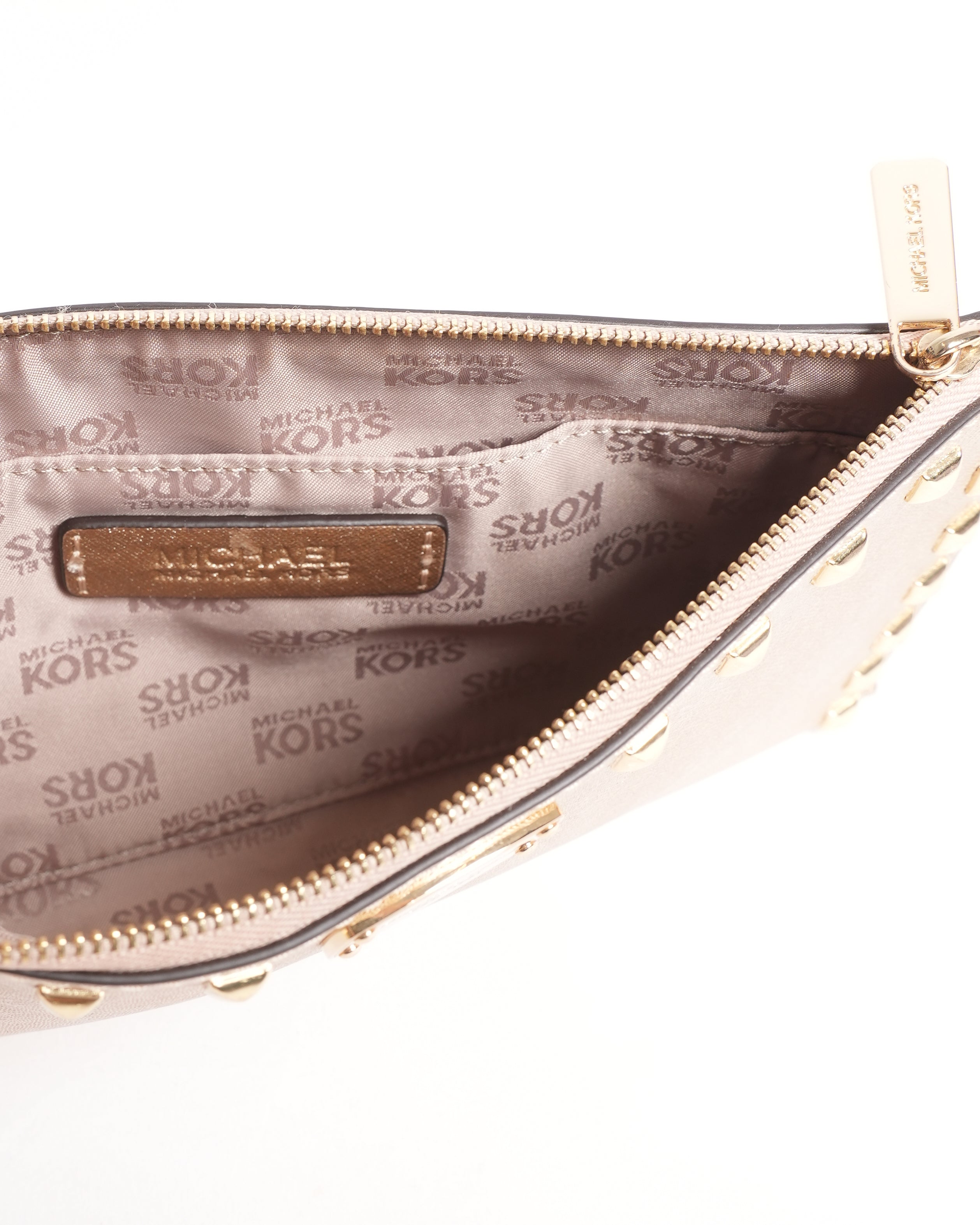 Michael Kors Gold Tone Clutch