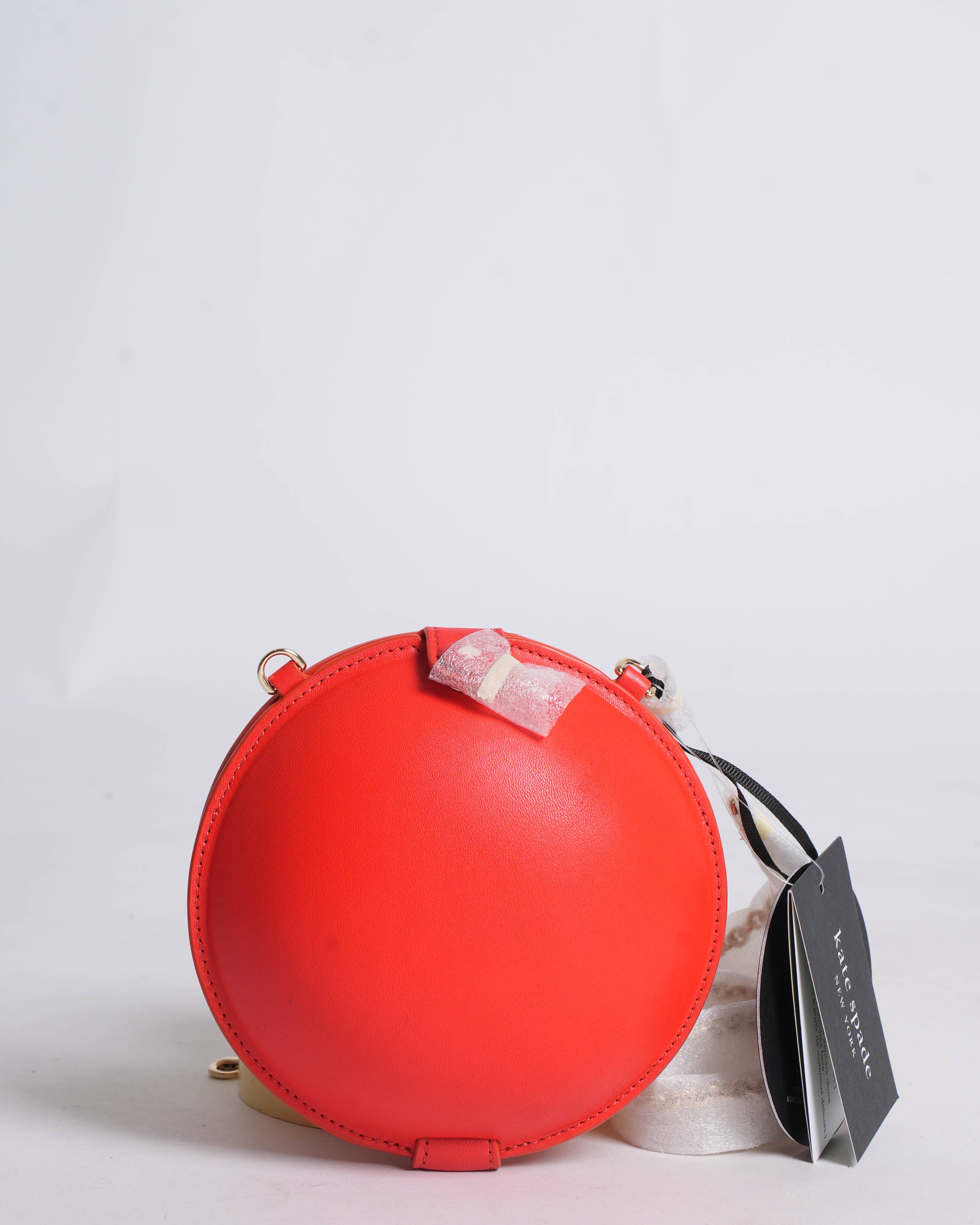 New Kate Spade x M&M Coin Crossbody Bag In Red