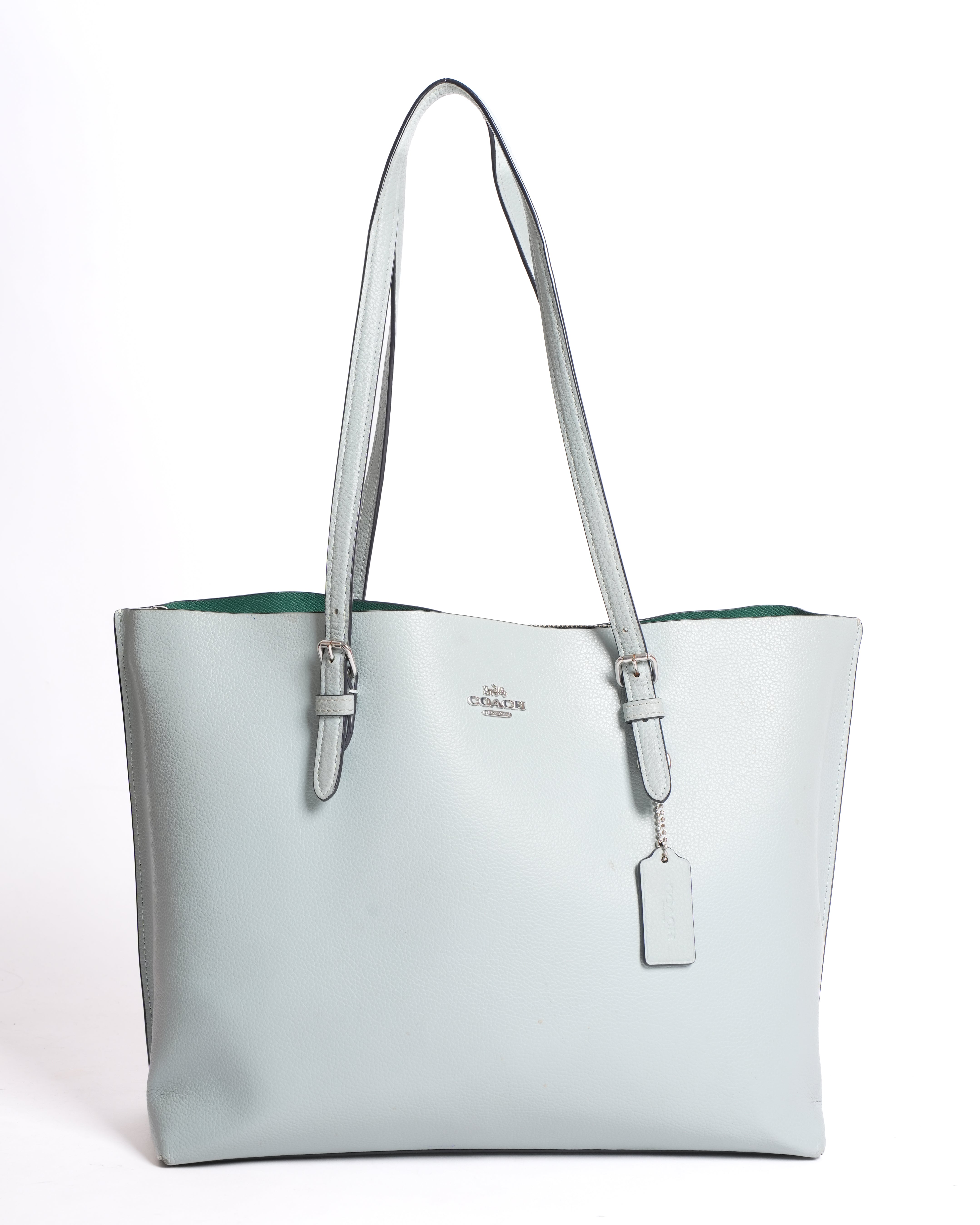 Coach Light Green Tote Bag