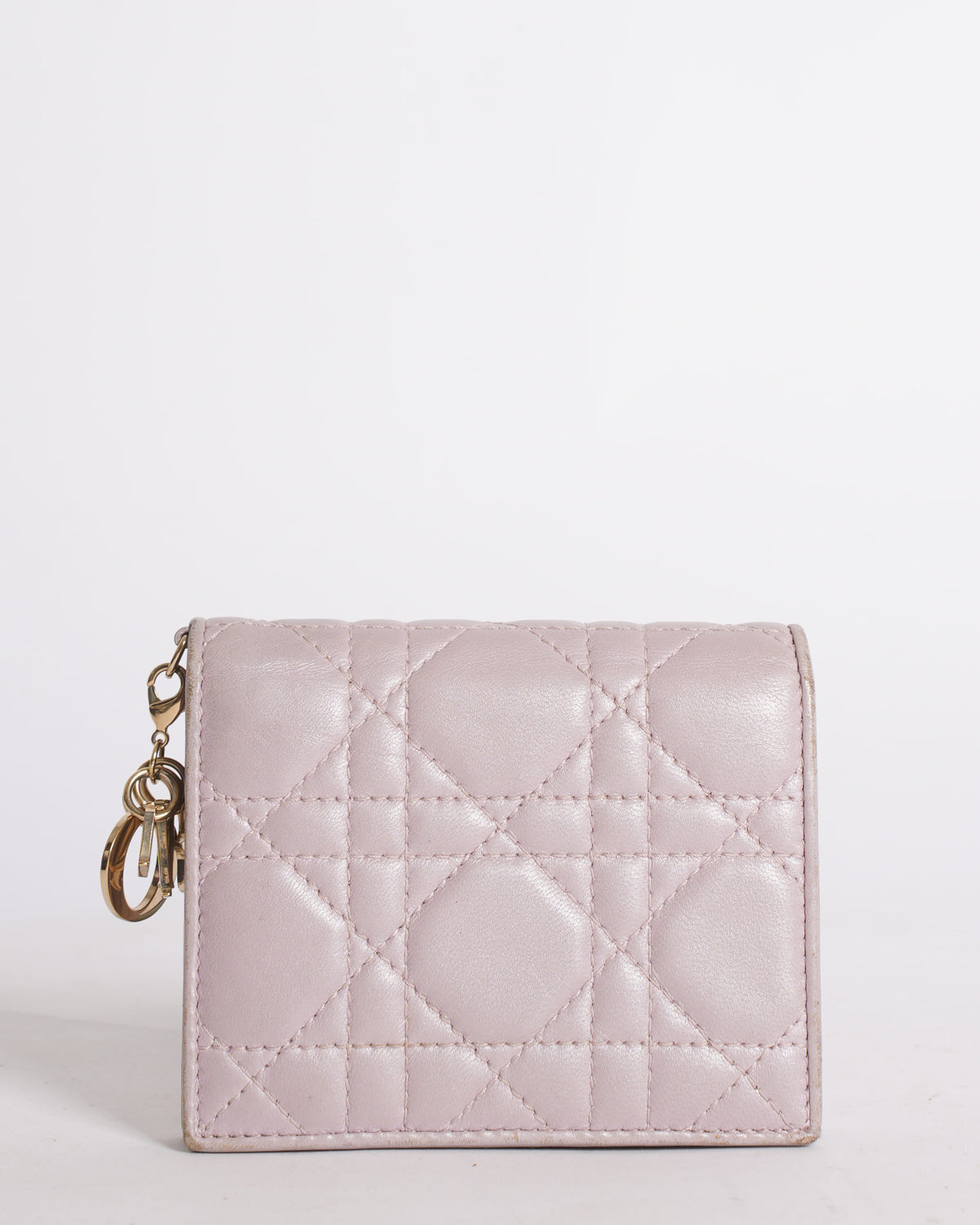 Mini Lady Dior Gardenia Wallet