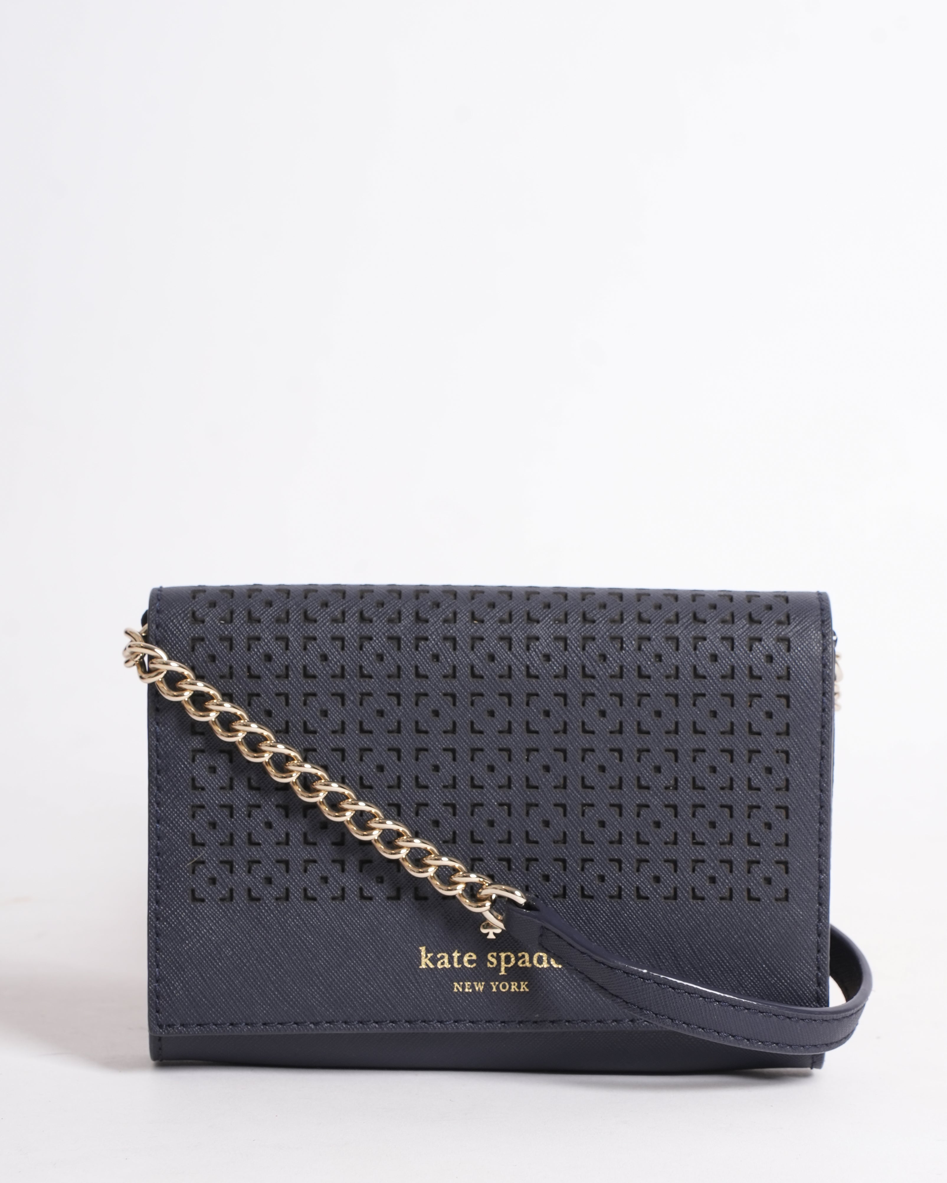 Kate Spade Wallet On Chain Bag In Blue