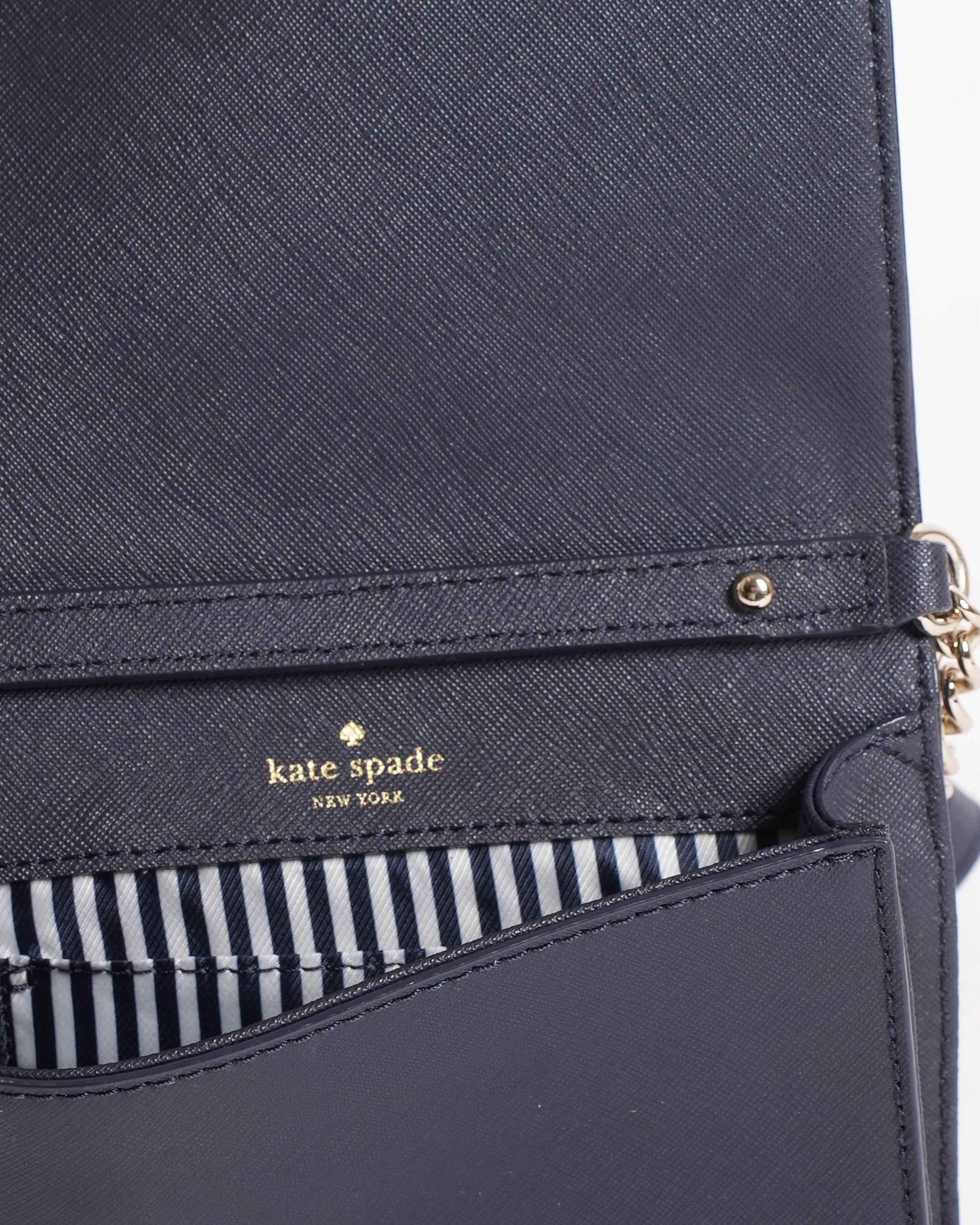 Kate Spade Wallet On Chain Bag In Blue