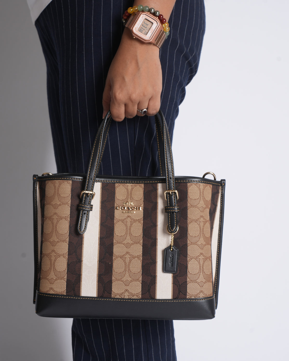 Coach Mollie Tote in Signature Jacquard
