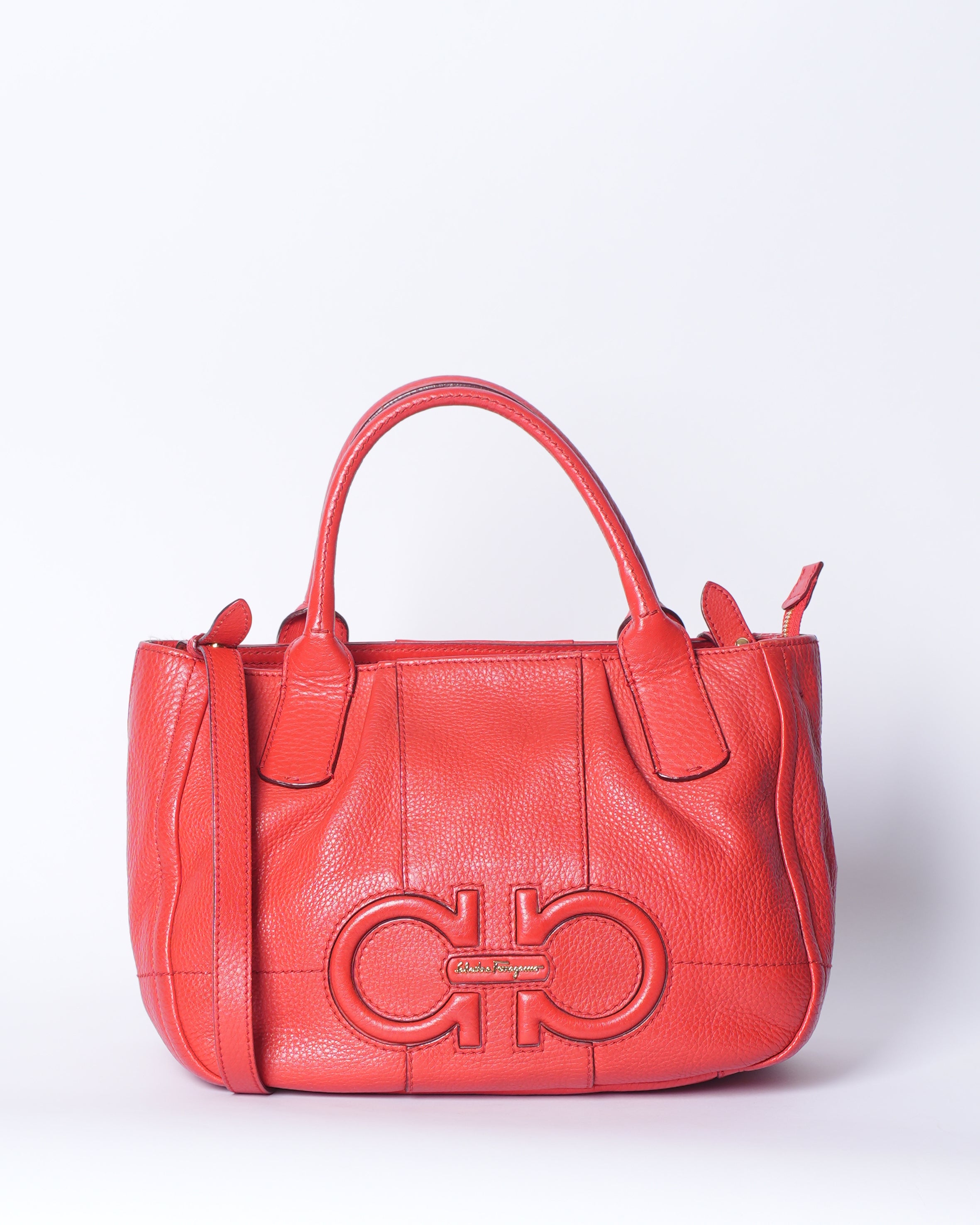 Ferragamo Red Tote