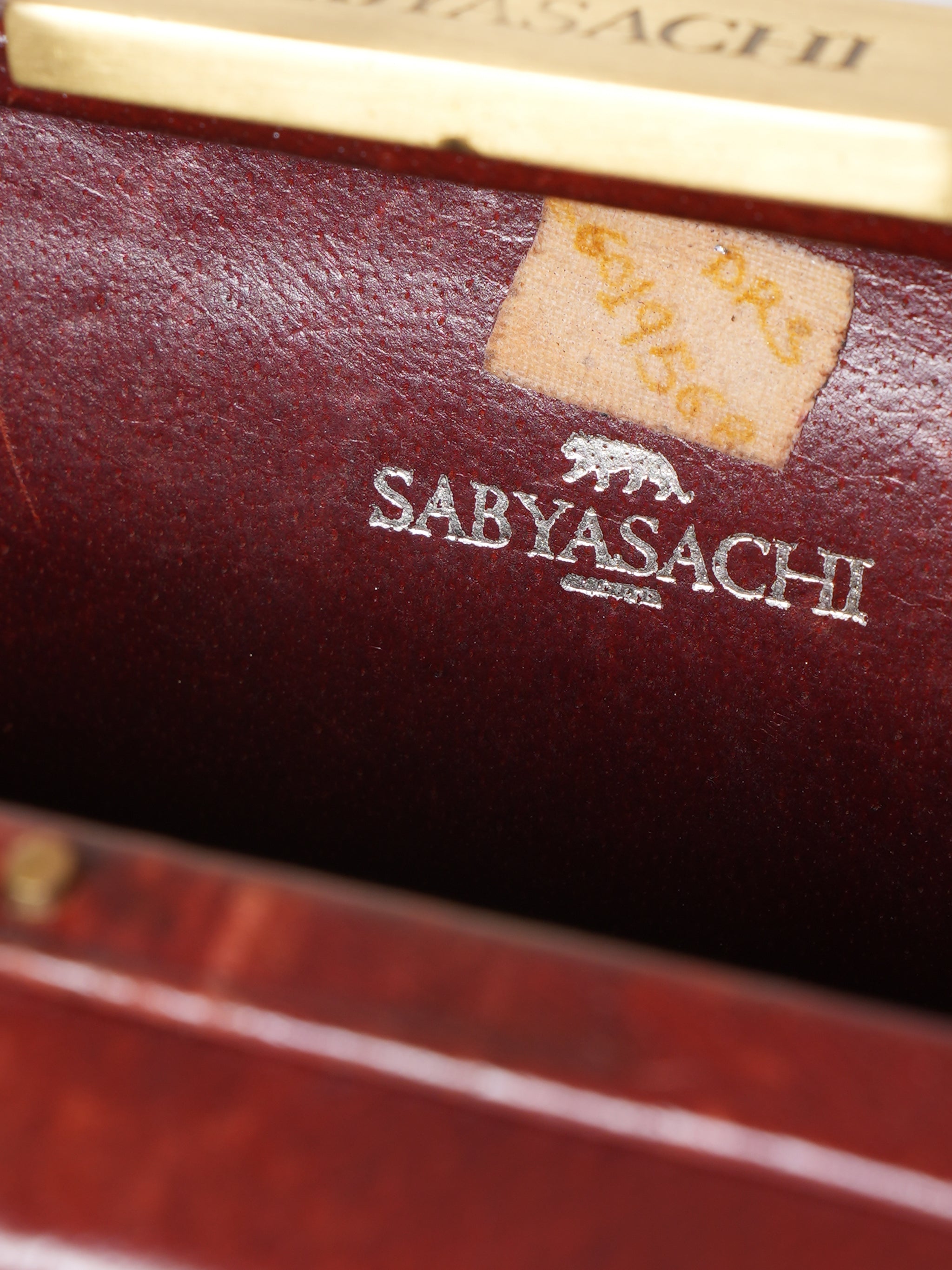 Sabyasachi Maroon Clutch