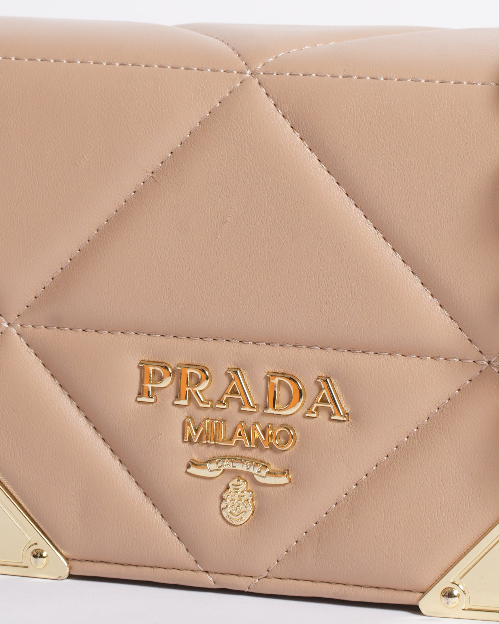 Prada quilted nappa leather shoulder bag