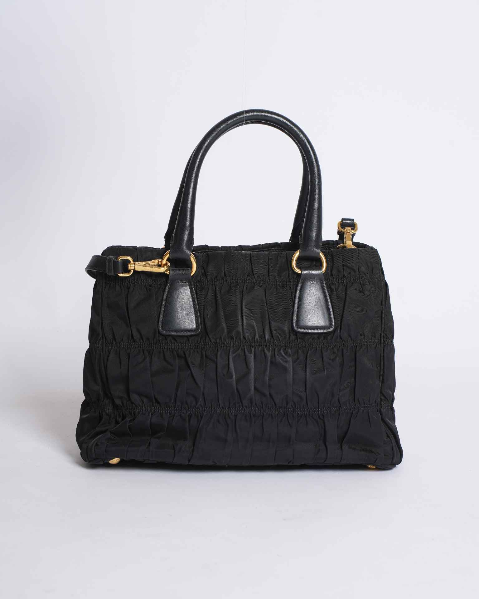 Prada Tessuto Gaufre Nylon Nero Black Shoulder Bag