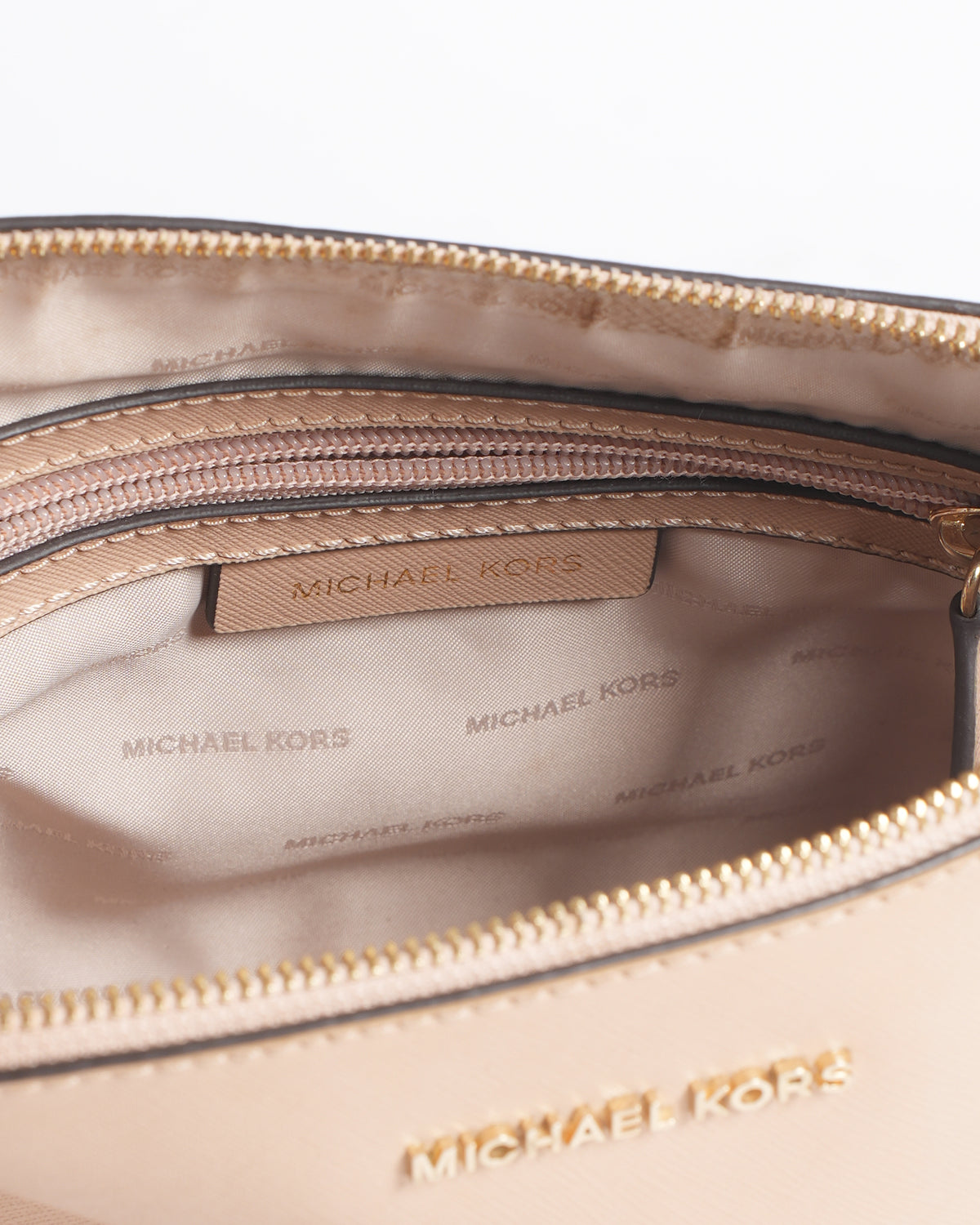 MK Crossbody Bag In Beige 