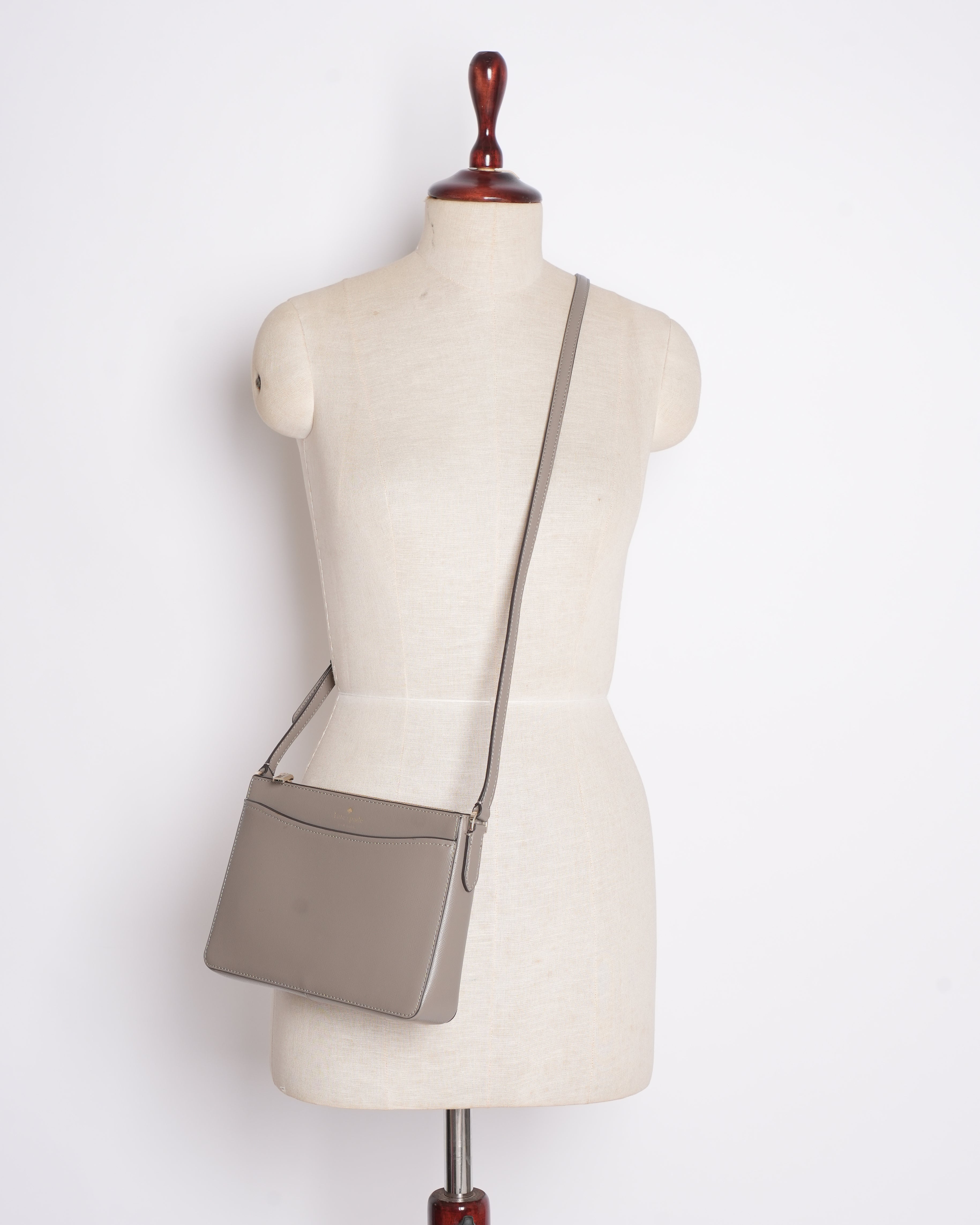 Kate spade grey crossbody bag