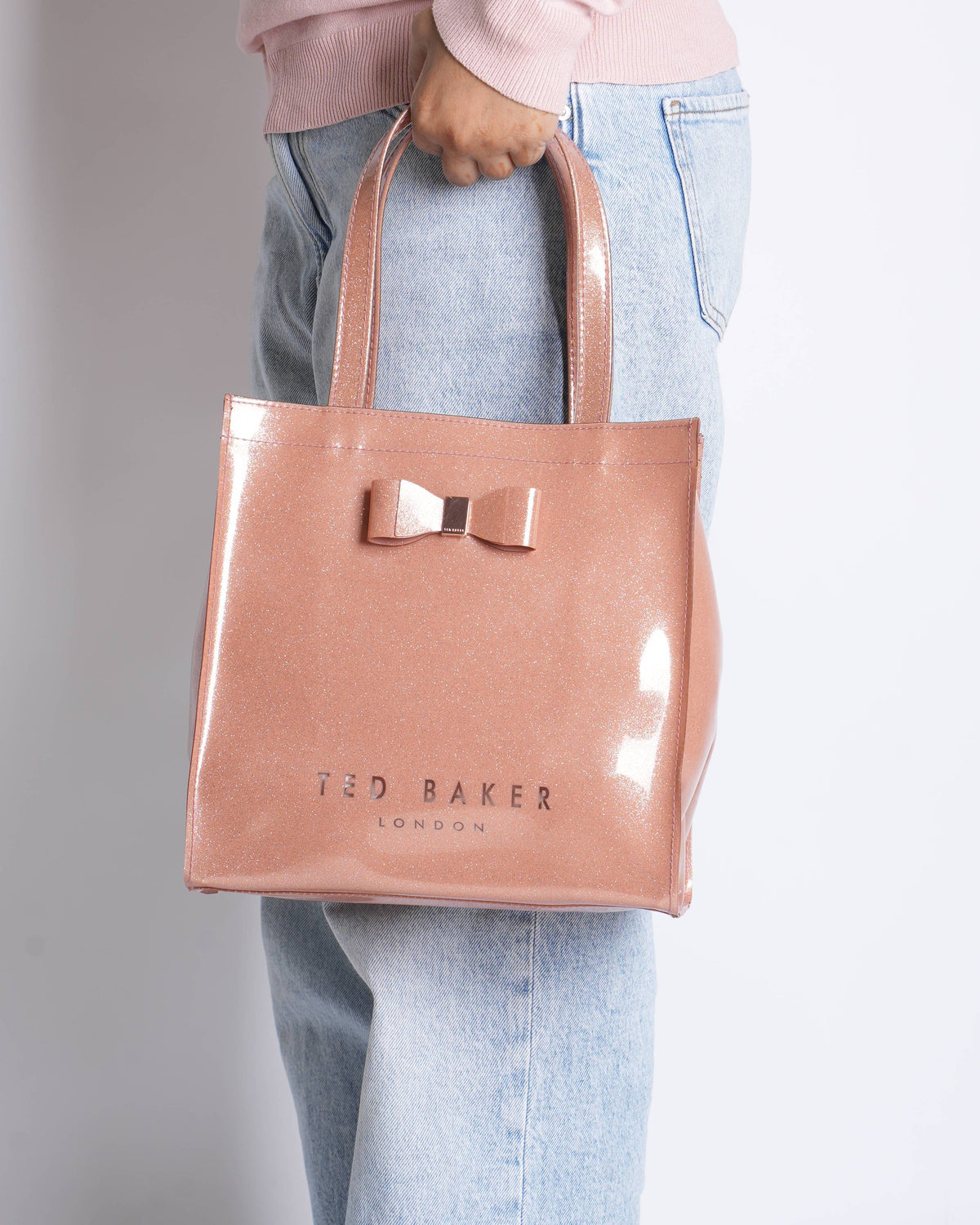 New Ted Baker Glitter Icon Shopper Bag