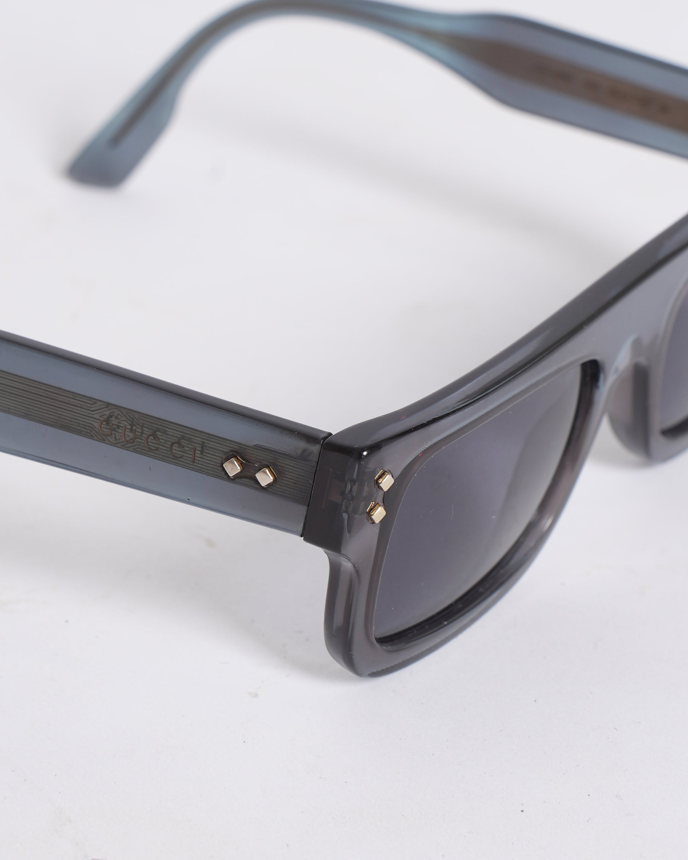Gucci Rectangular Black Sunglasses