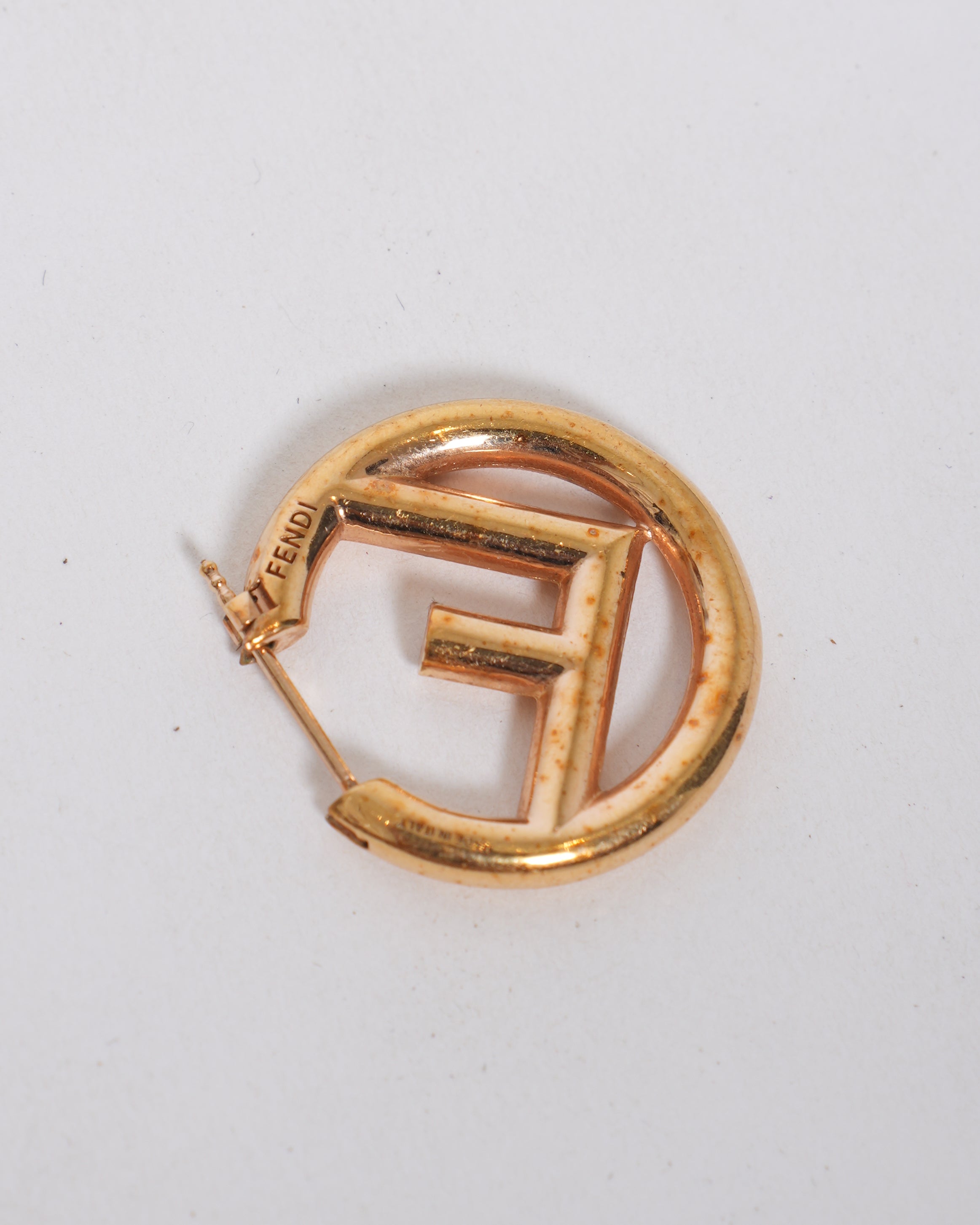 F is Fendi Small Hoop Earrings