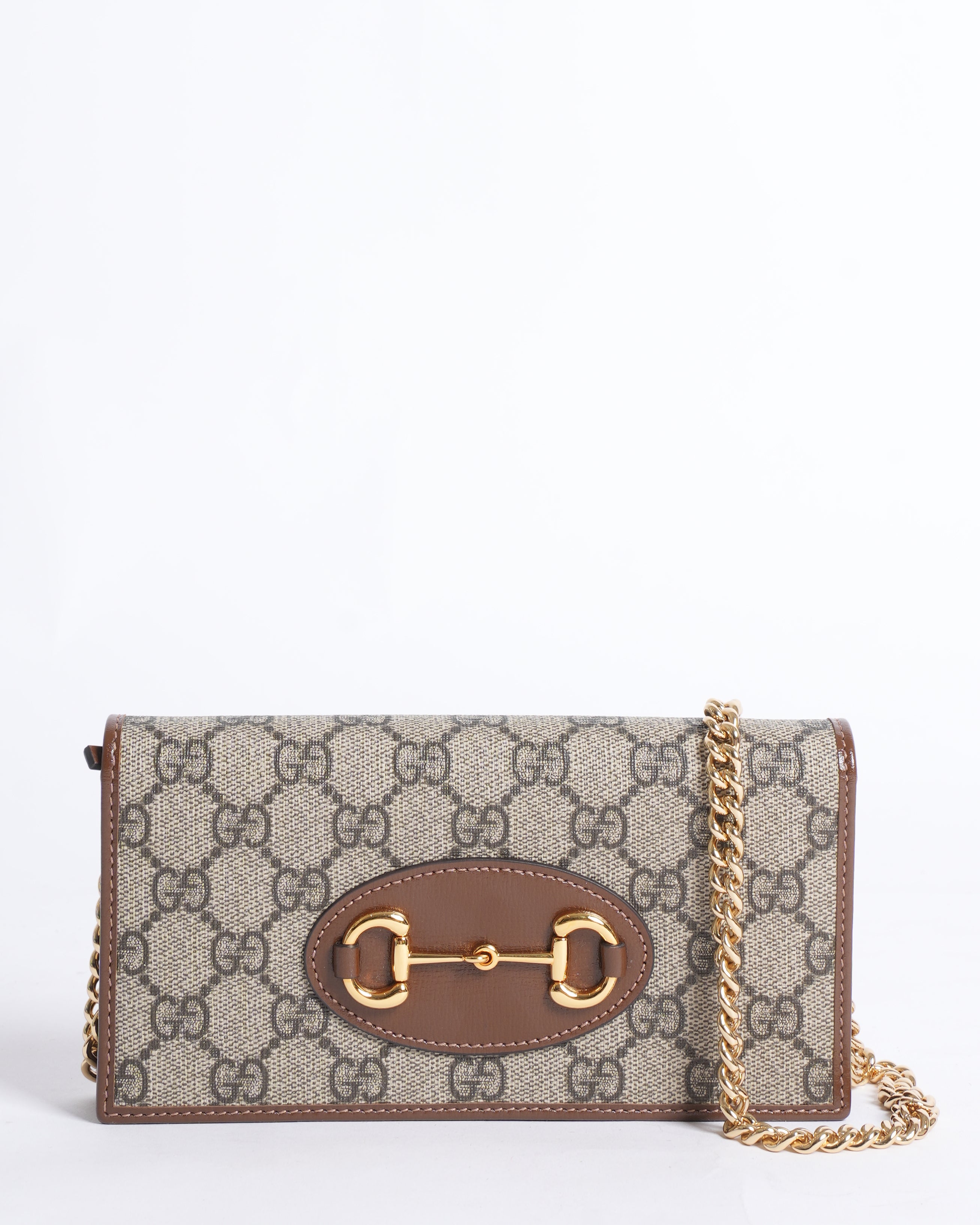 New Gucci Horsebit Chain 1955 Wallet
