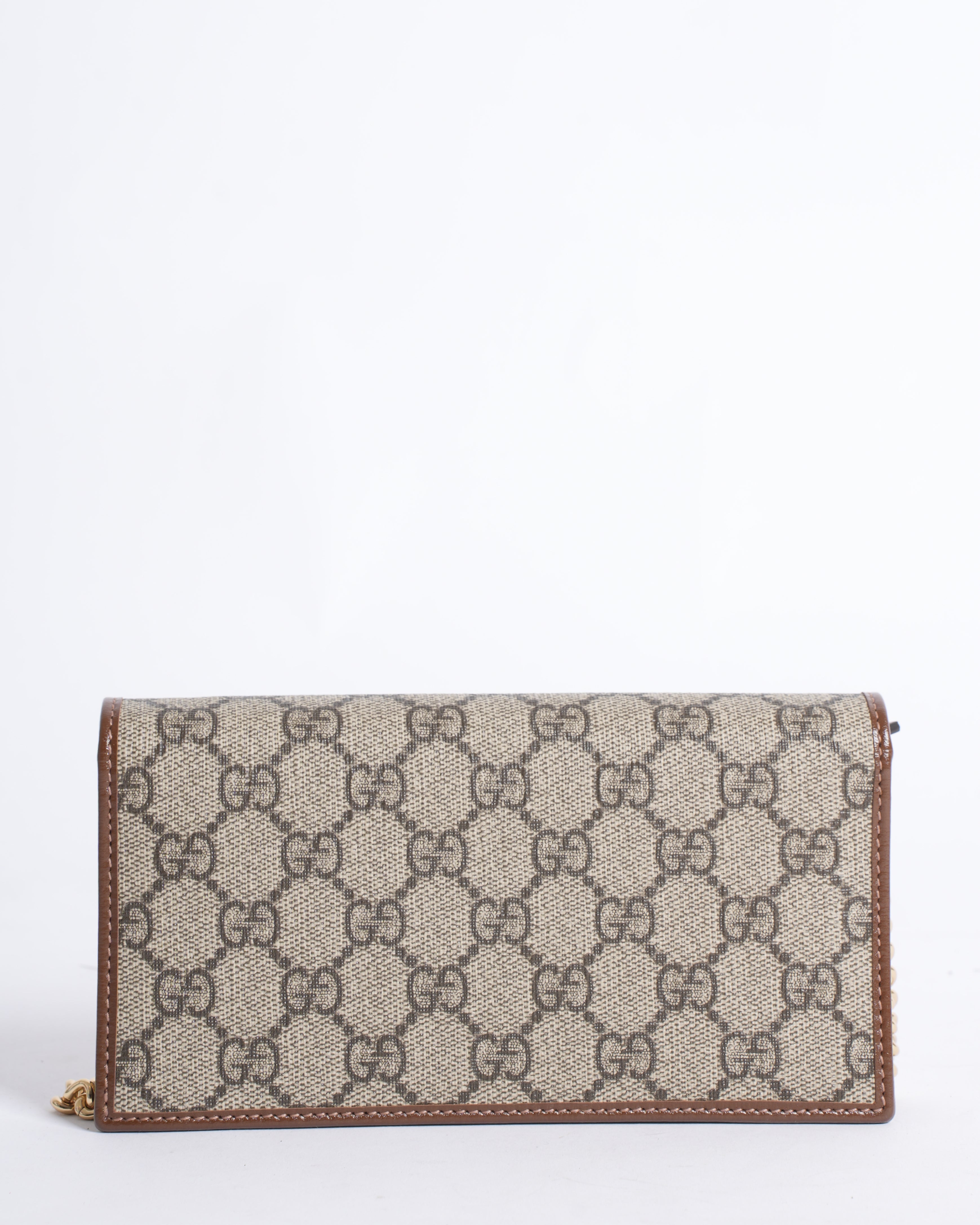 New Gucci Horsebit Chain 1955 Wallet