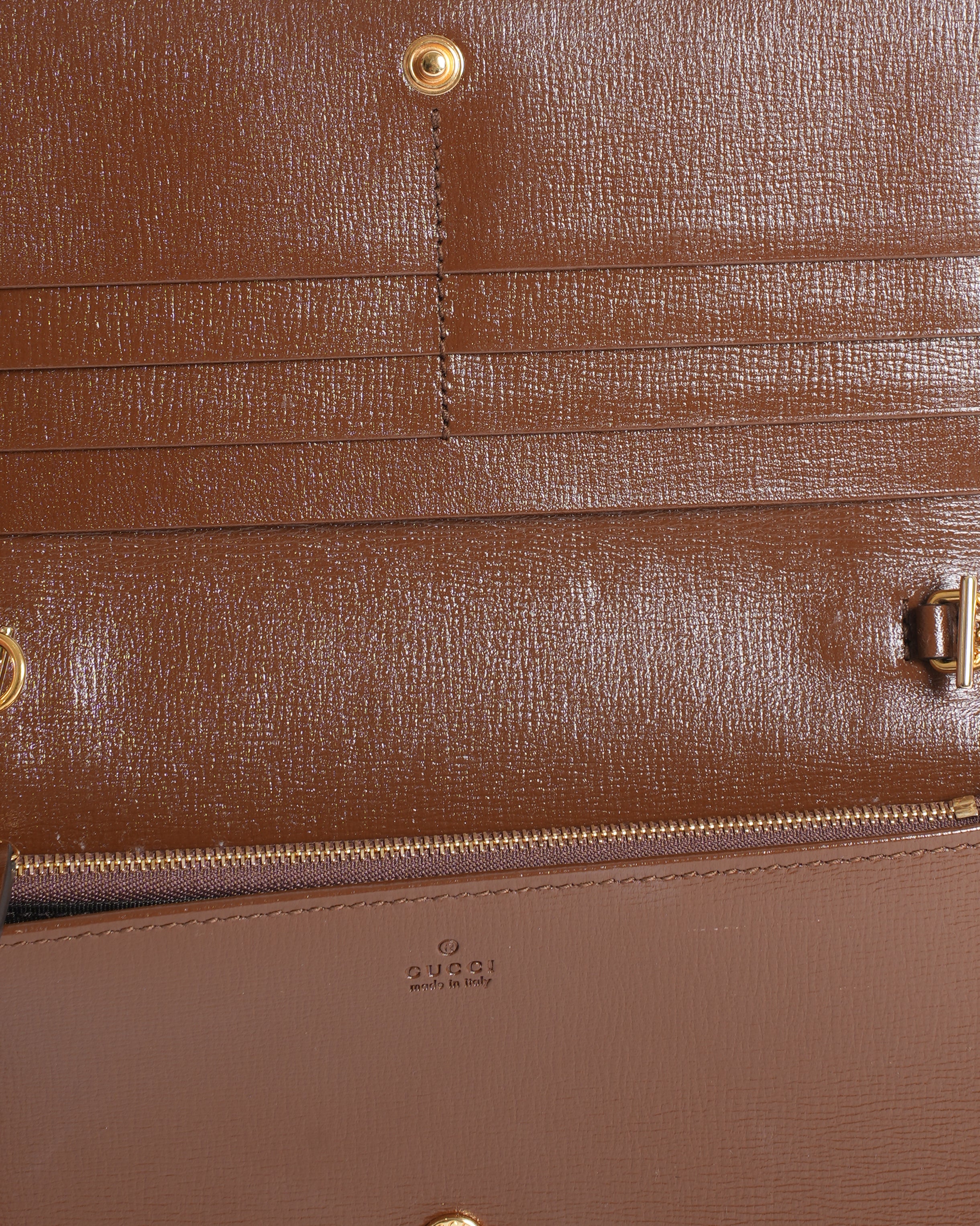 New Gucci Horsebit Chain 1955 Wallet