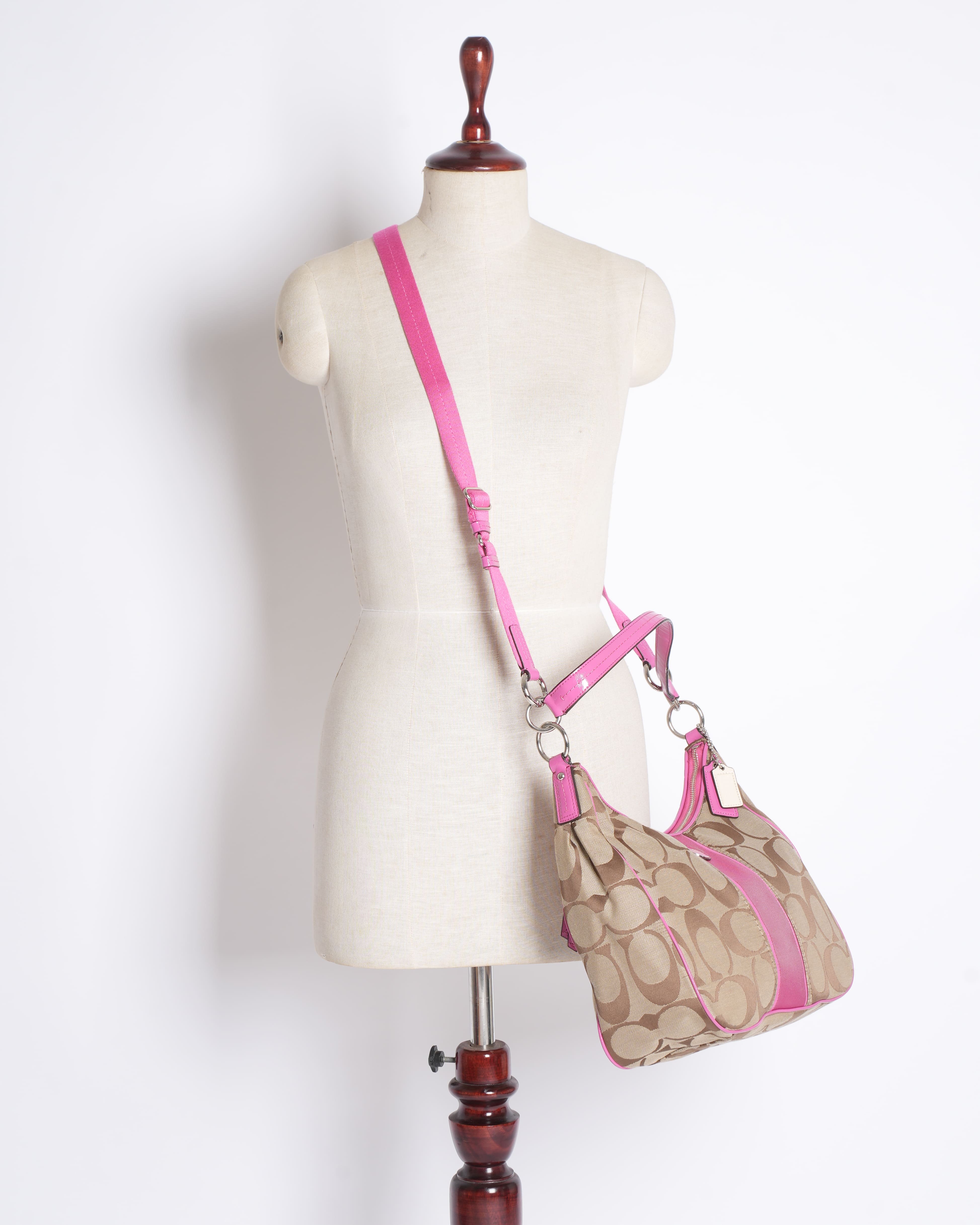 New Coach monogram shoulder bag