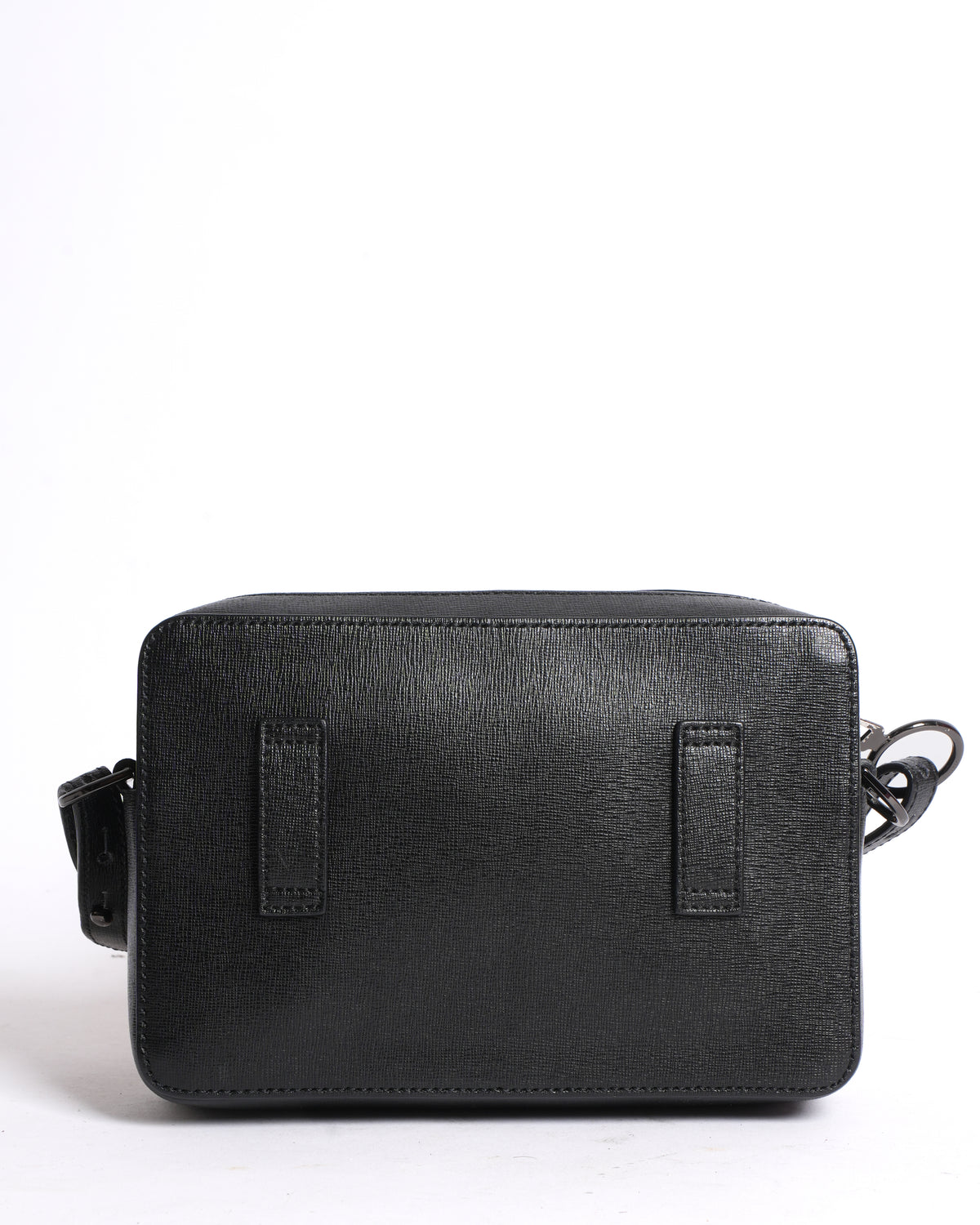 Off white Diagonal Stripe Leather Crossbody