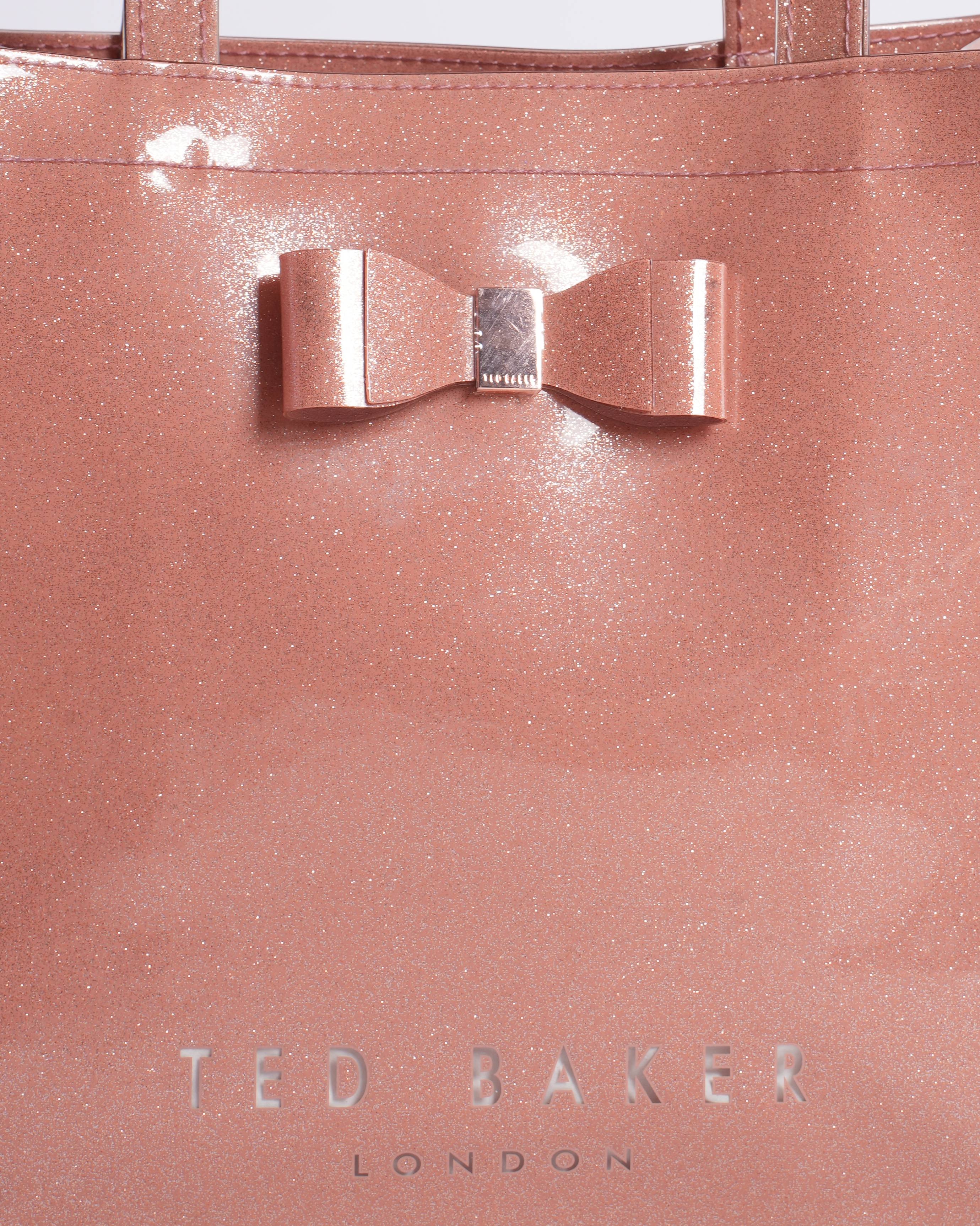 New Ted Baker Glitter Icon Shopper Bag