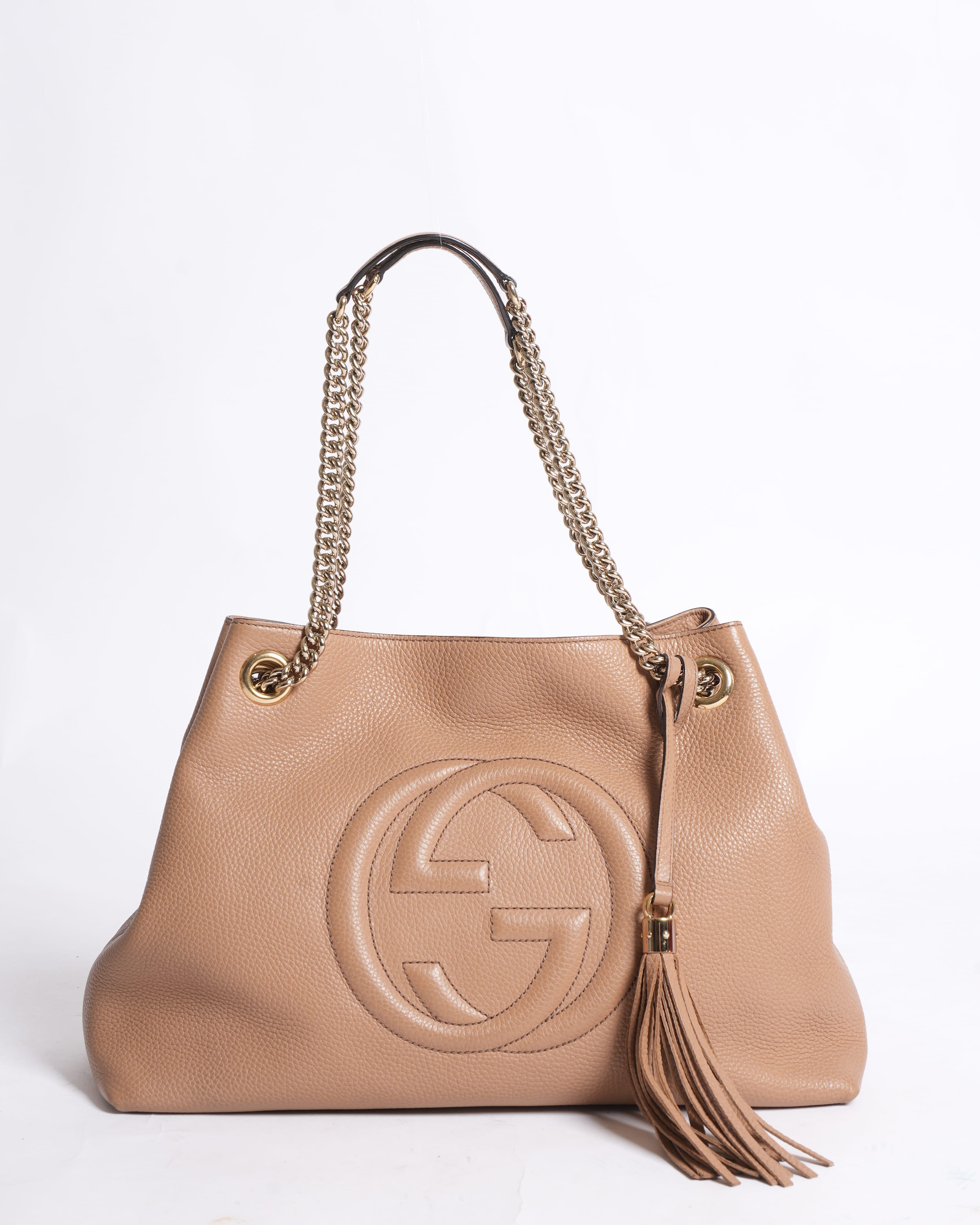Gucci soho shoulder bag in Light Beige