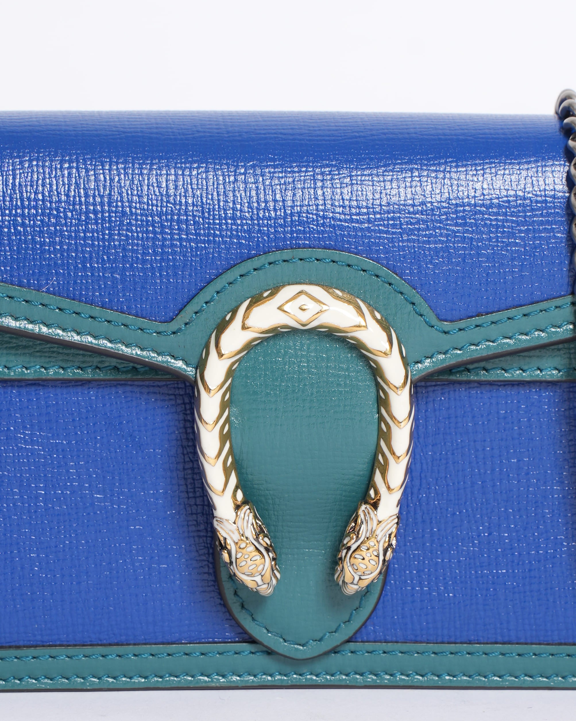 Gucci Limited Edition Dionysus Crossbody Bag in Blue & Green