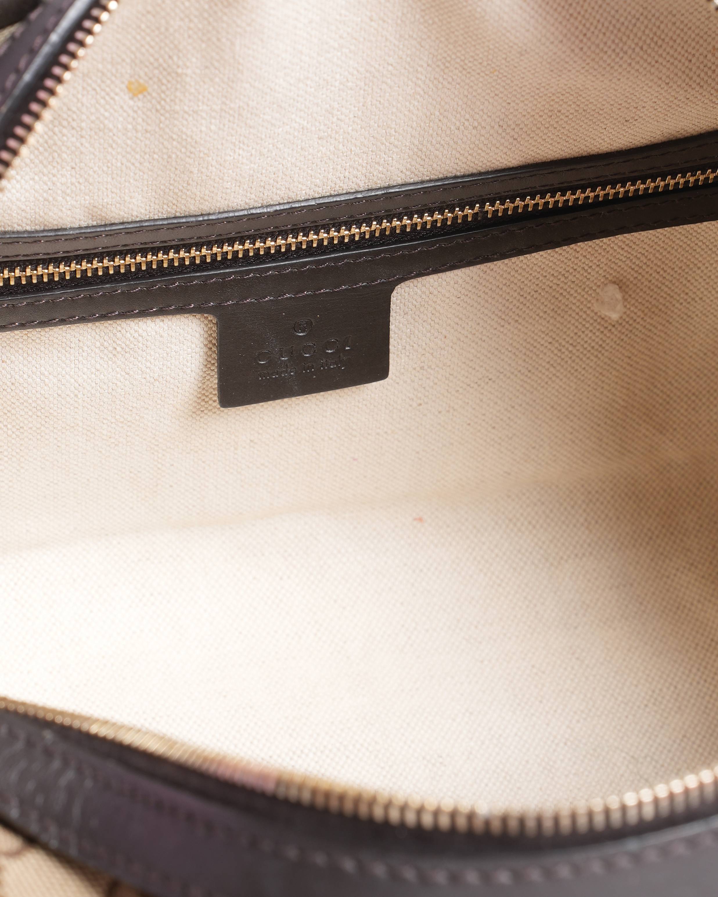 Gucci GG canvas Vintage Web Small Boston bag