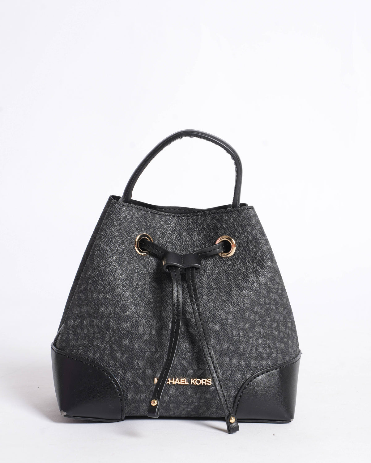 Michael Kors 
Black Mercer Logo Small Bucket Bag