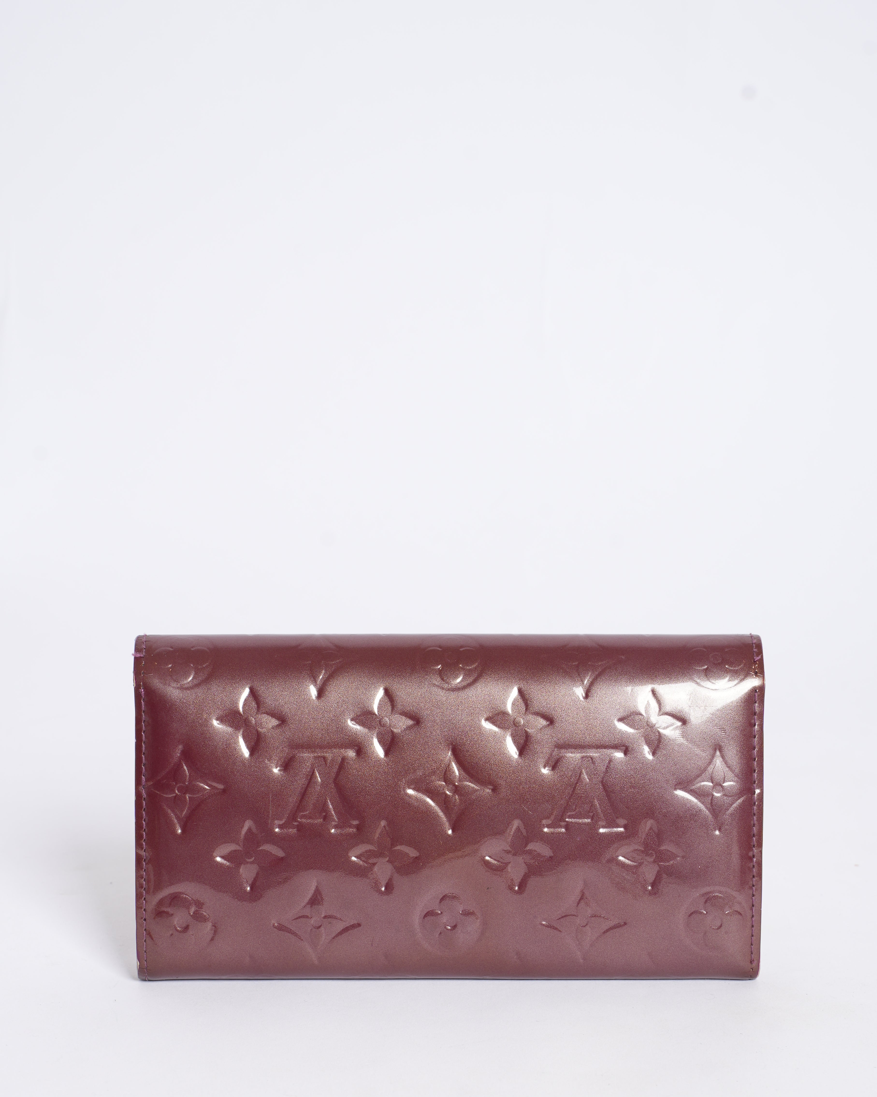 Louis Vuitton Monogram Snap Wallet In Patent Leather